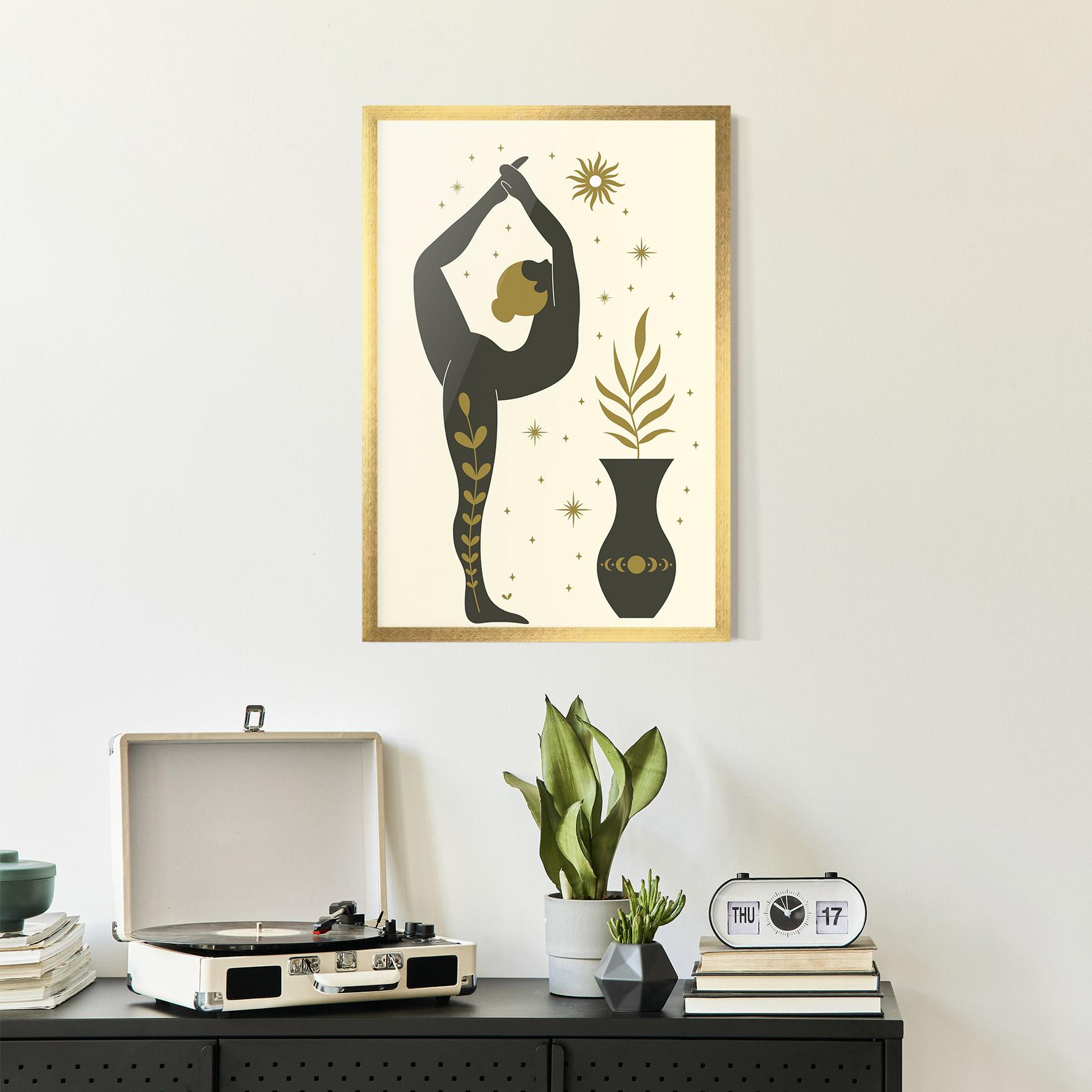 Poster Înrămat Trivikramasana mockup 2