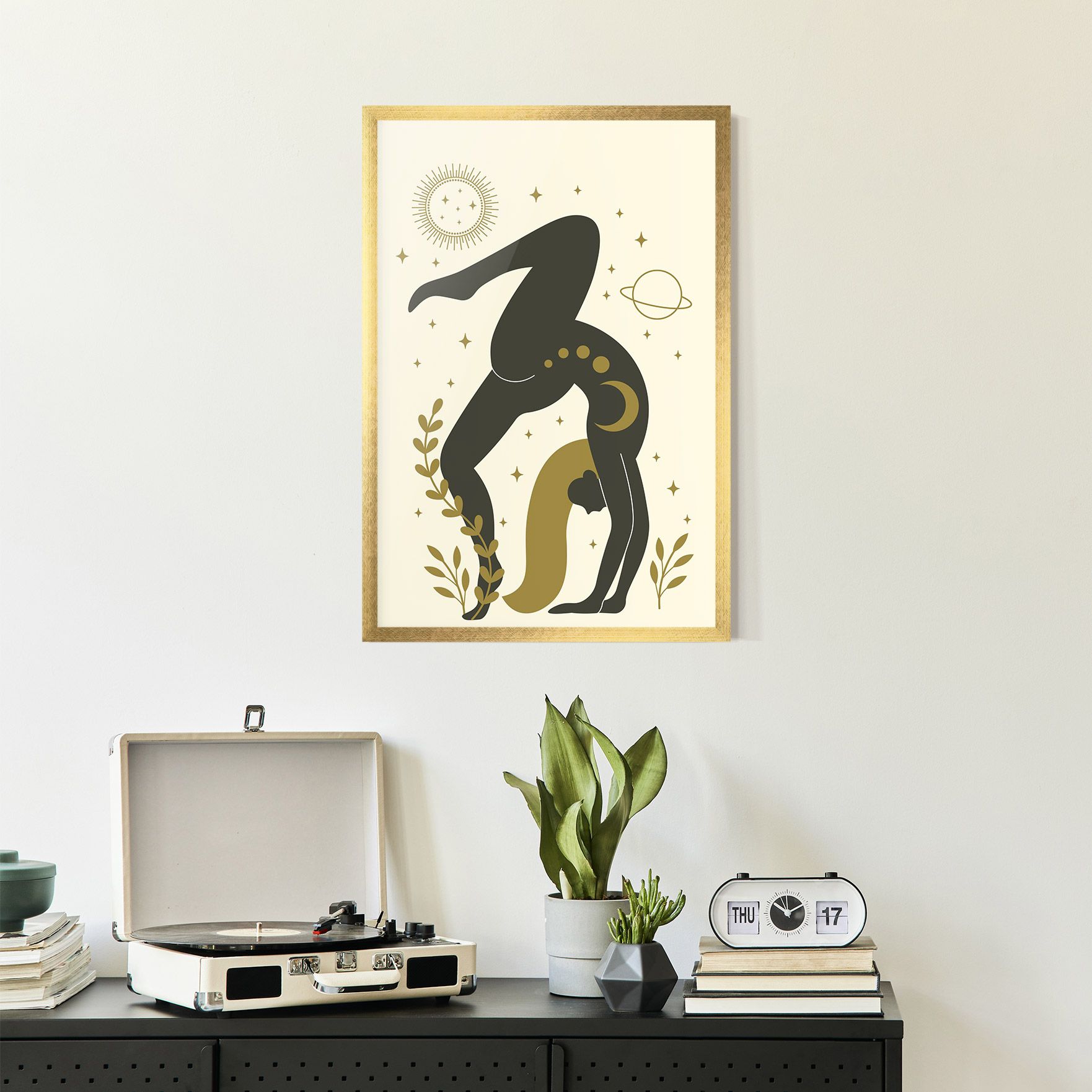 Yoga Sun Pose mockup 2