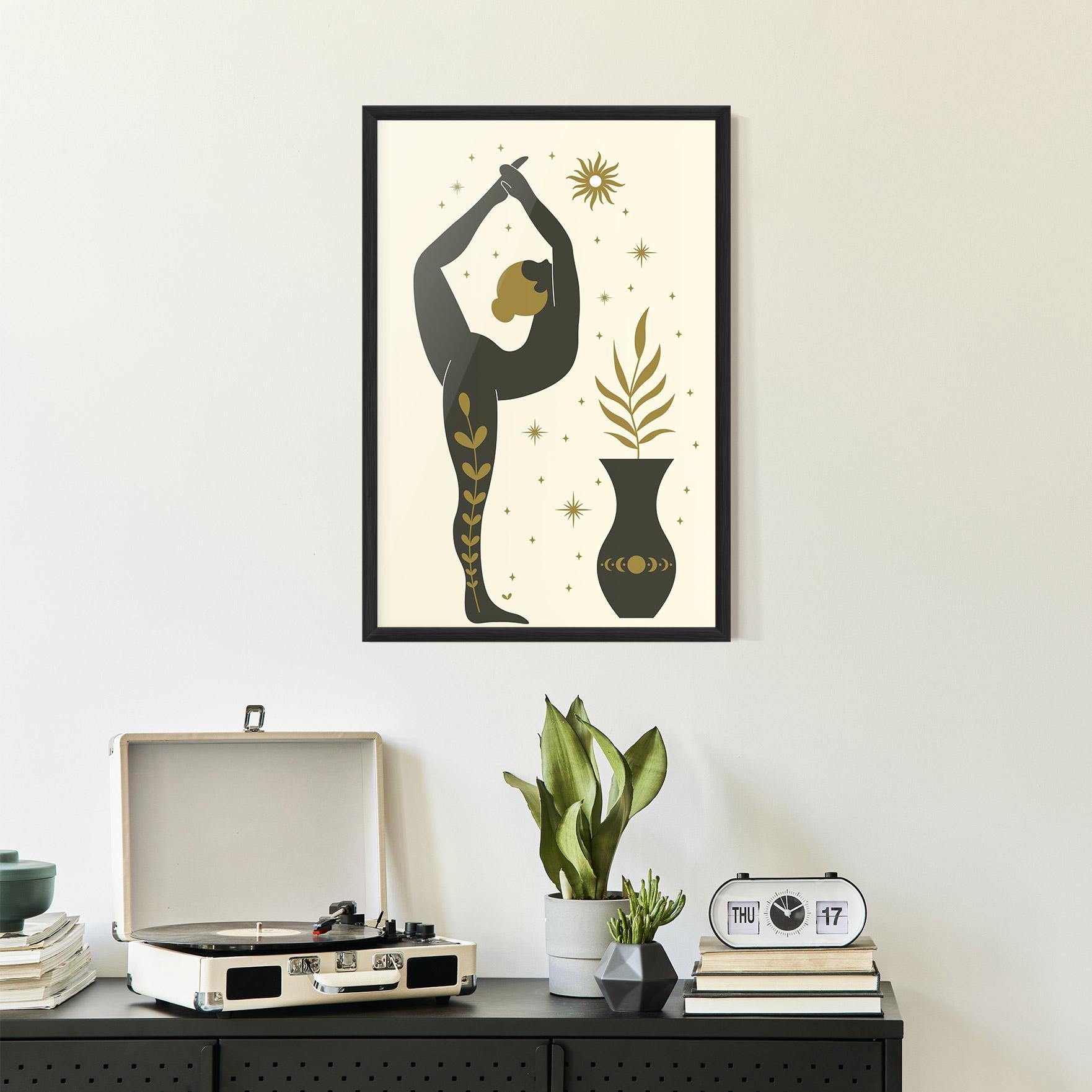 Poster Înrămat Trivikramasana mockup 2