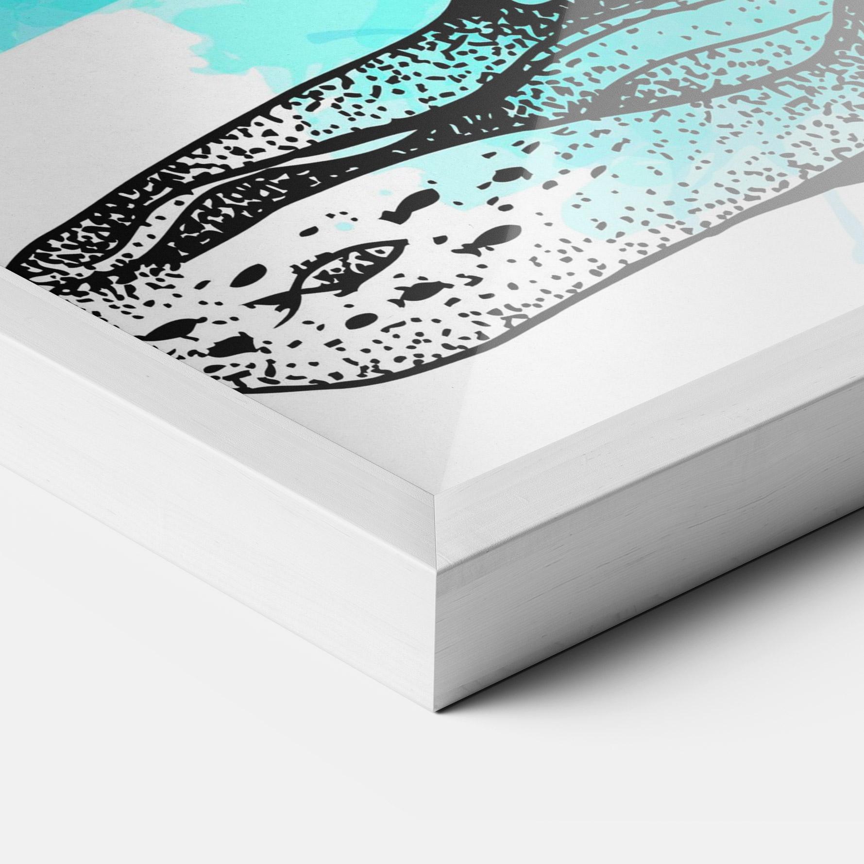 Poster Înrămat Yoga Triangle mockup 3