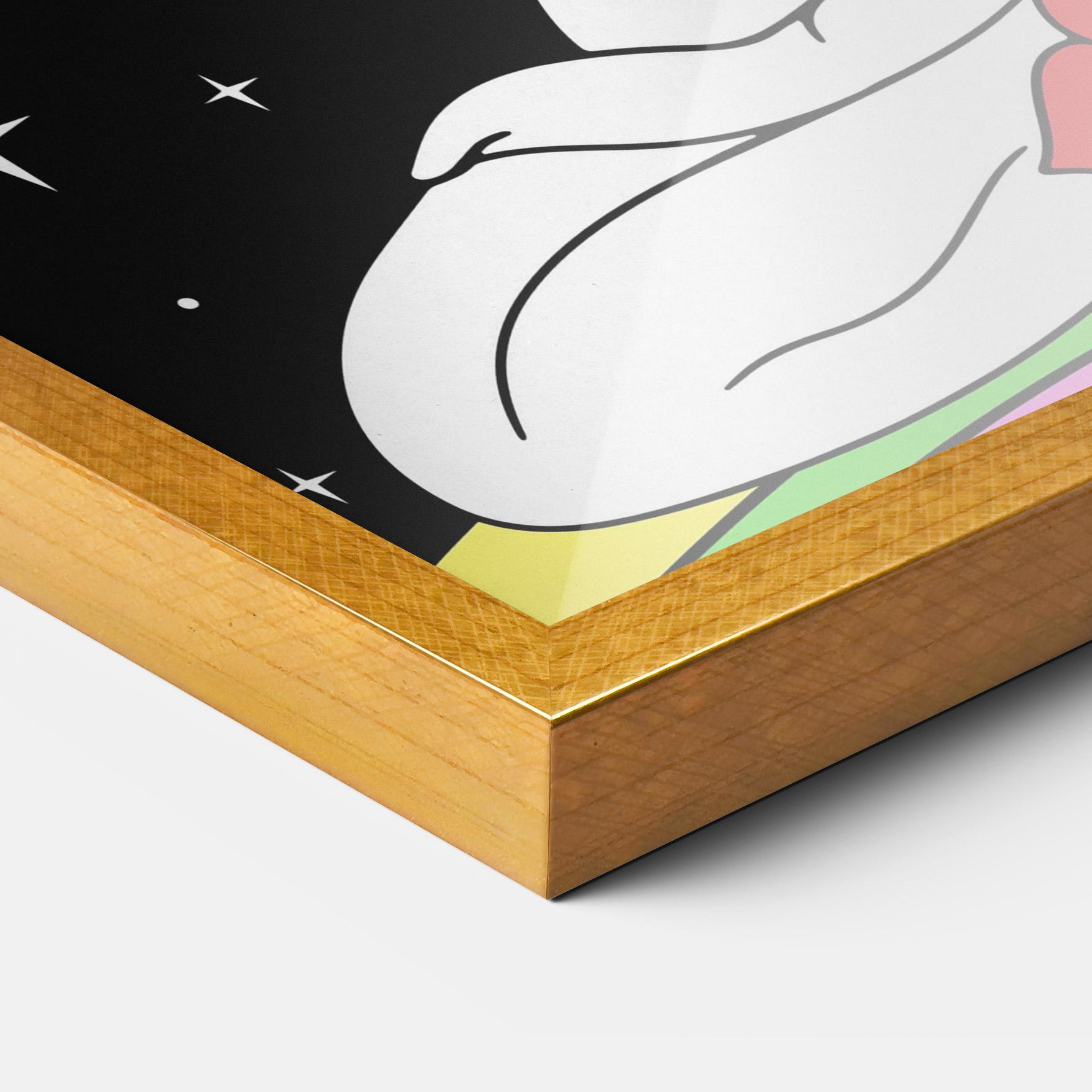 Poster Înrămat Chakras Meditation mockup 3