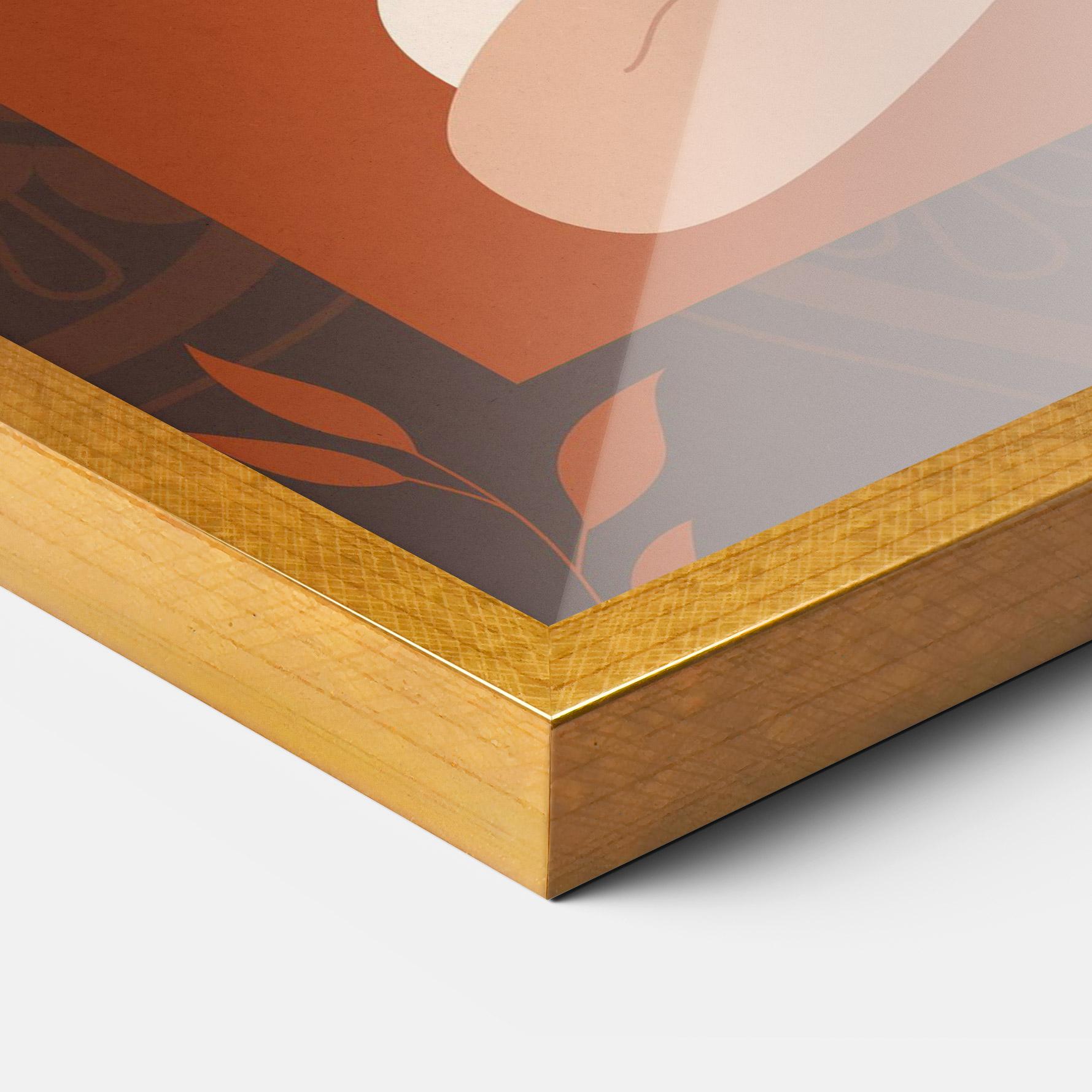 Poster Înrămat Sun Moon Meditation mockup 3