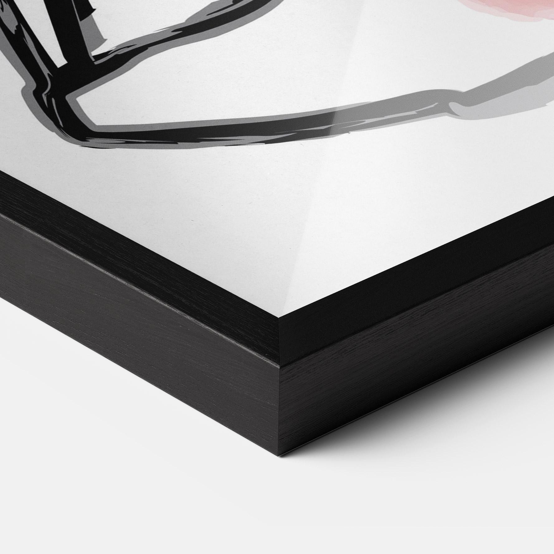 Poster Înrămat Yoga Color mockup 3