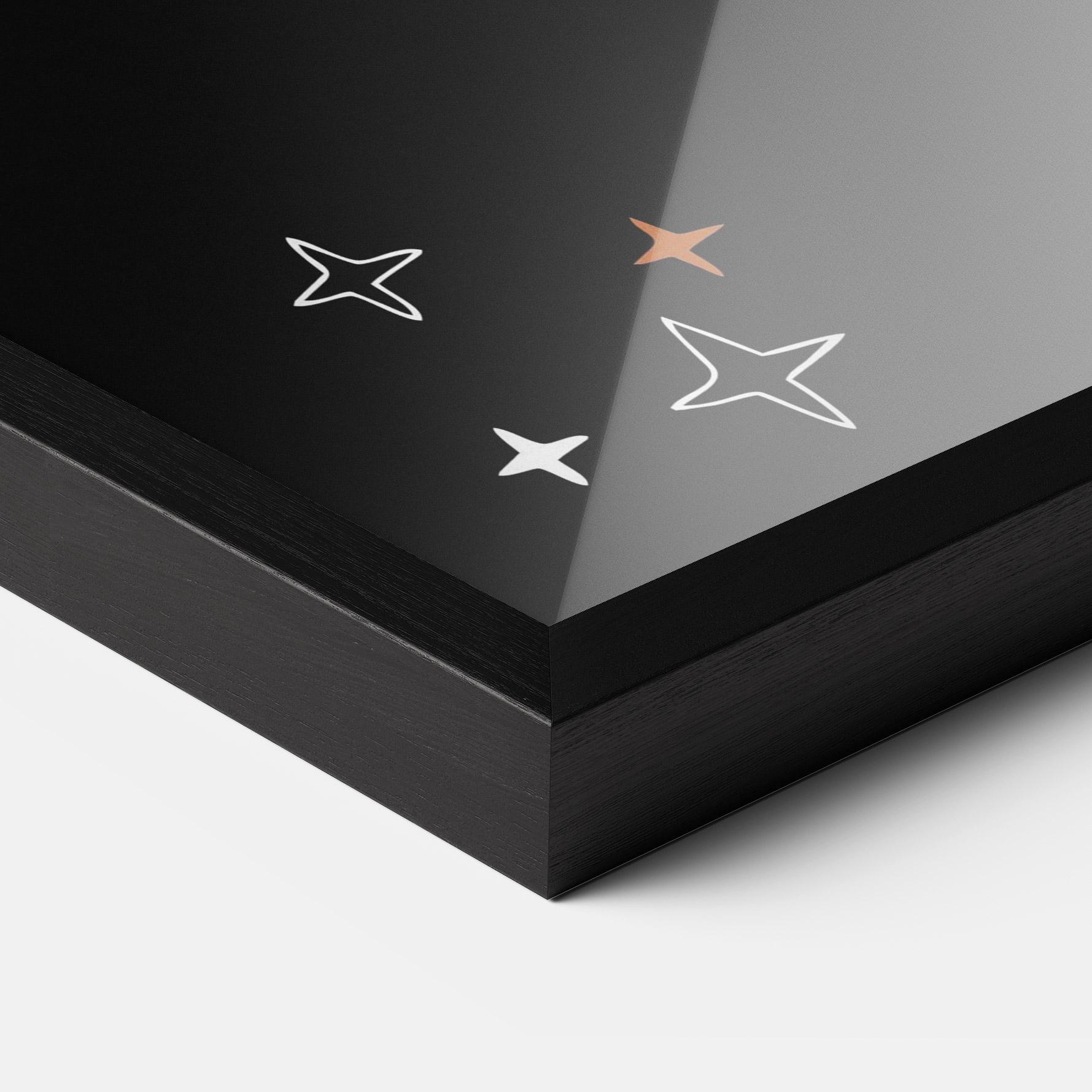 Poster Înrămat Yoga Girl mockup 3