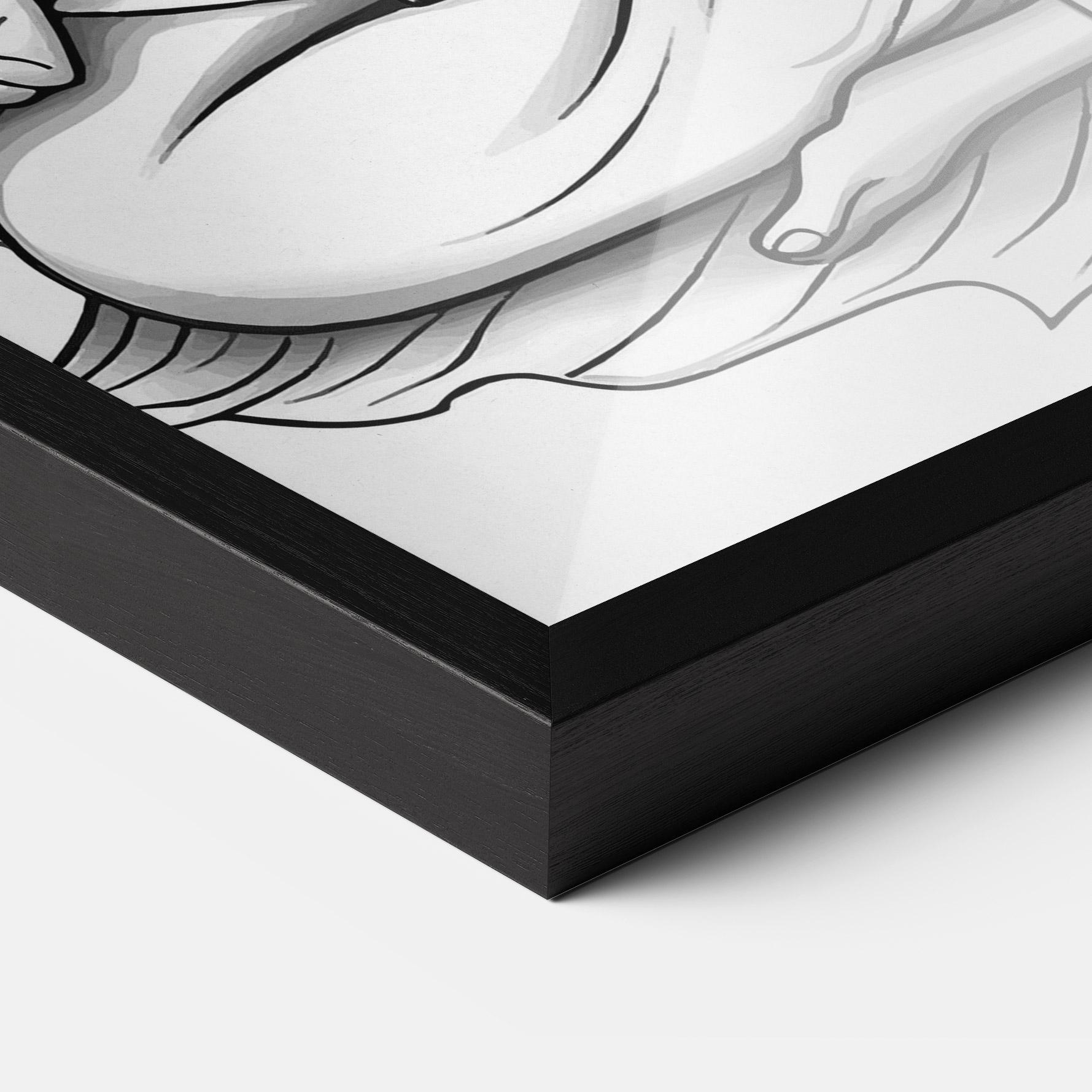 Poster Înrămat Yoga Peace mockup 3