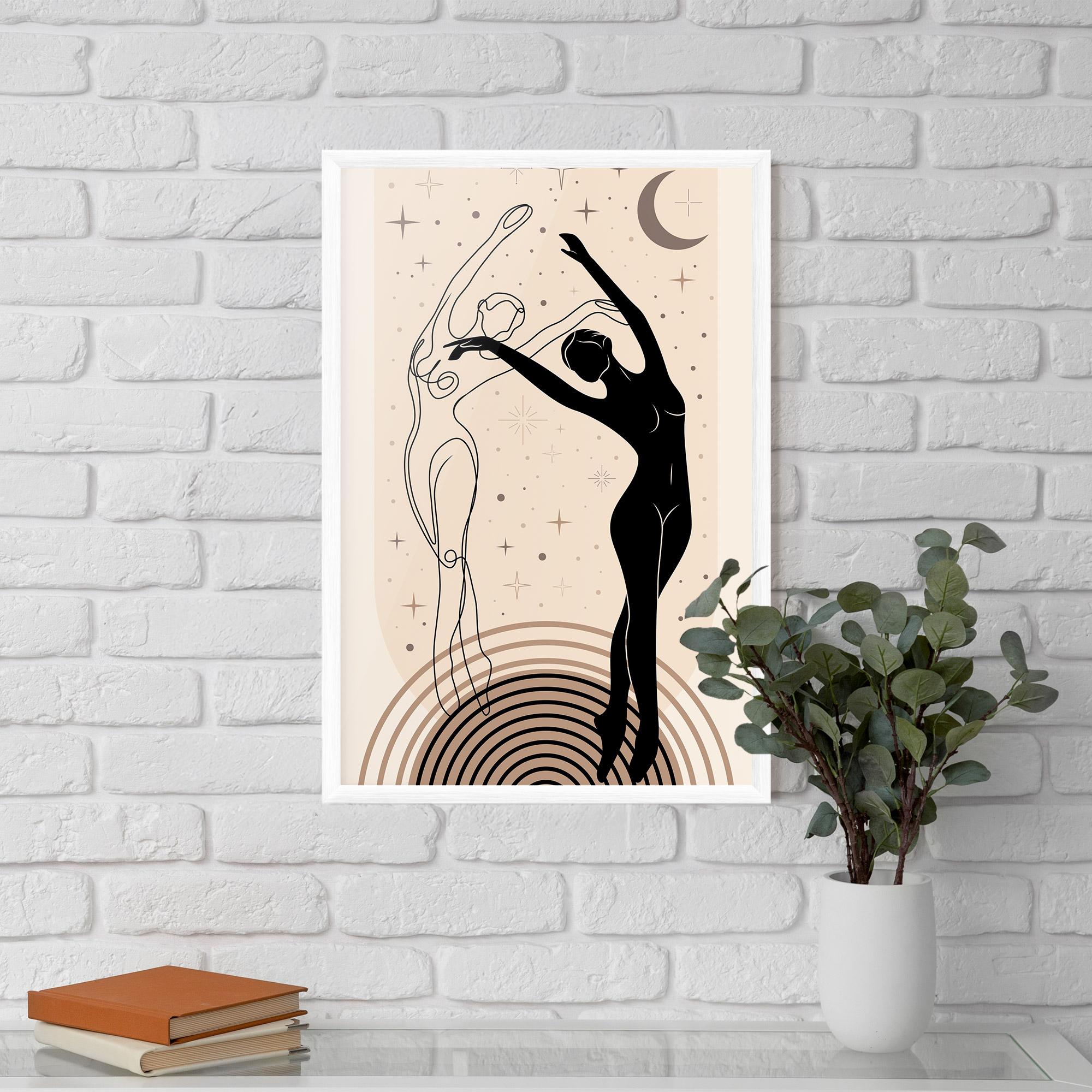 Poster Înrămat Balance Yoga mockup 5