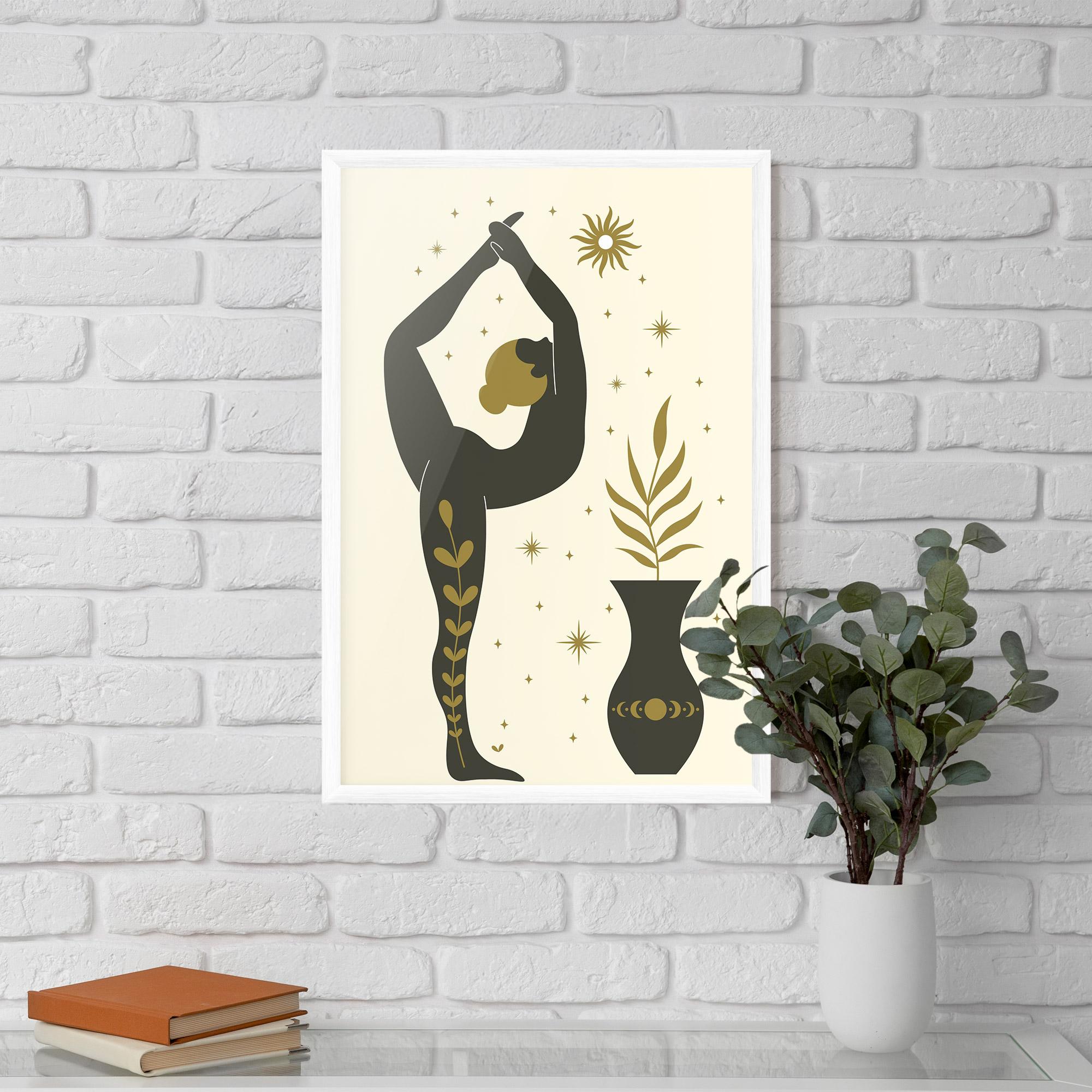 Poster Înrămat Trivikramasana mockup 5