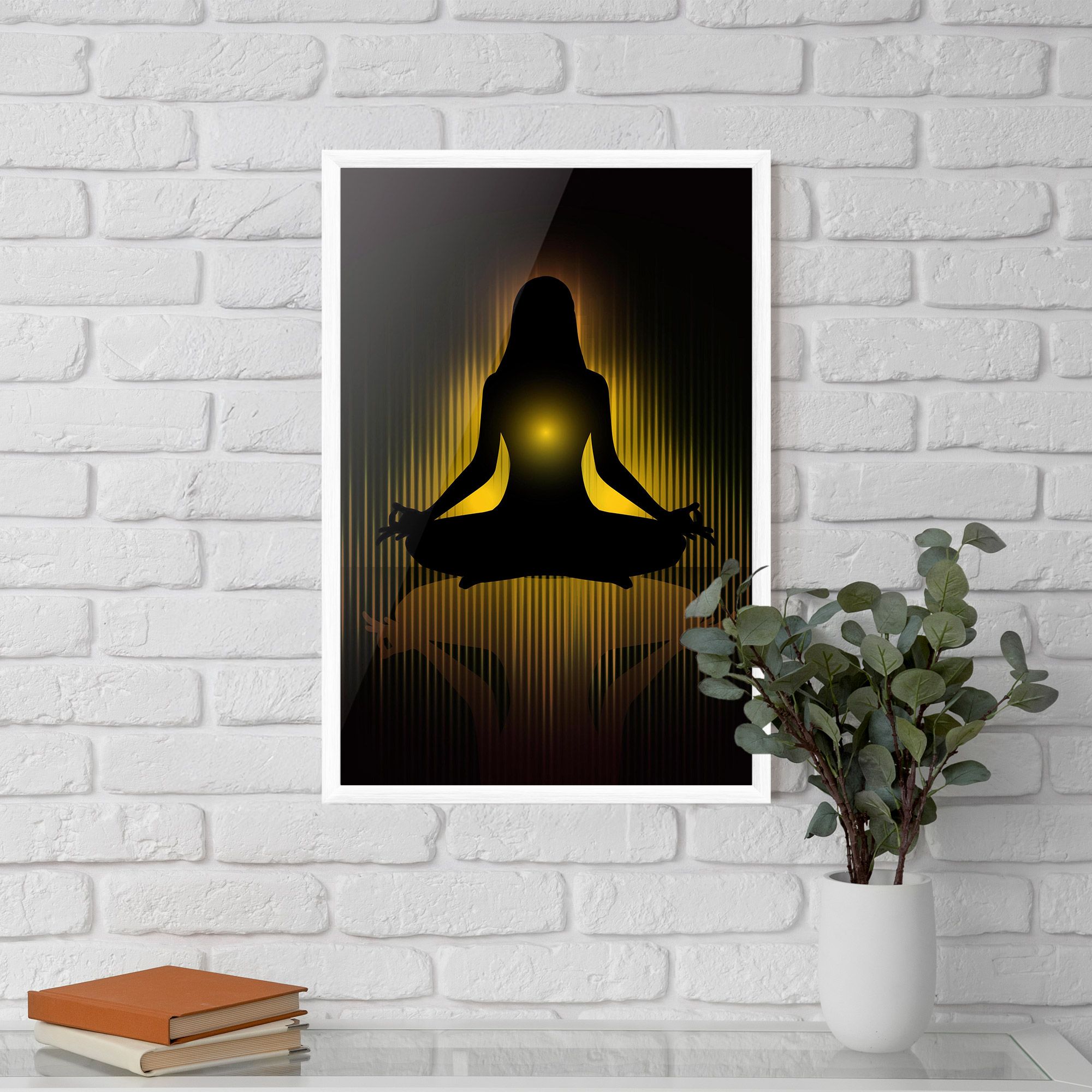 Yellow Light Yoga mockup 5