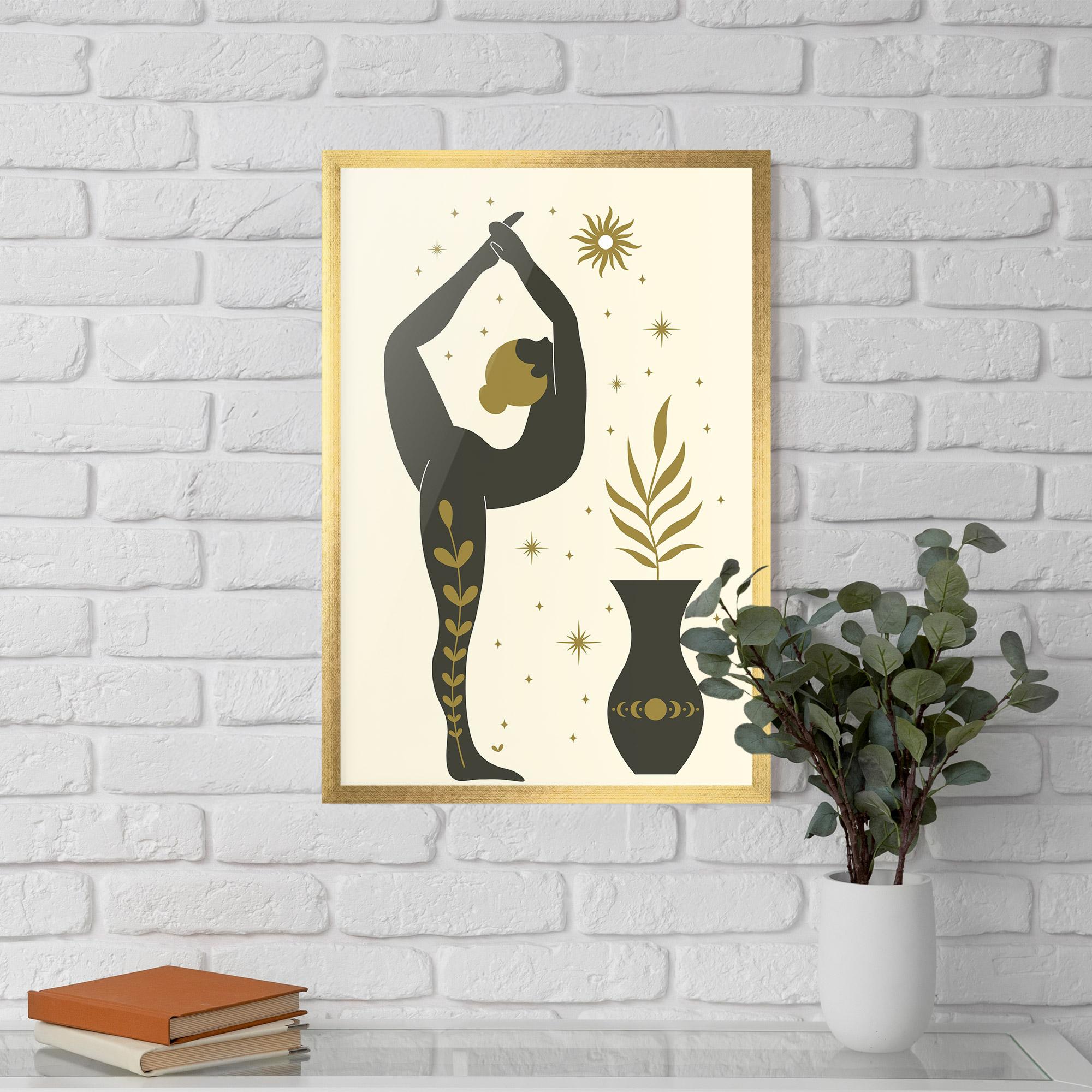 Poster Înrămat Trivikramasana mockup 5