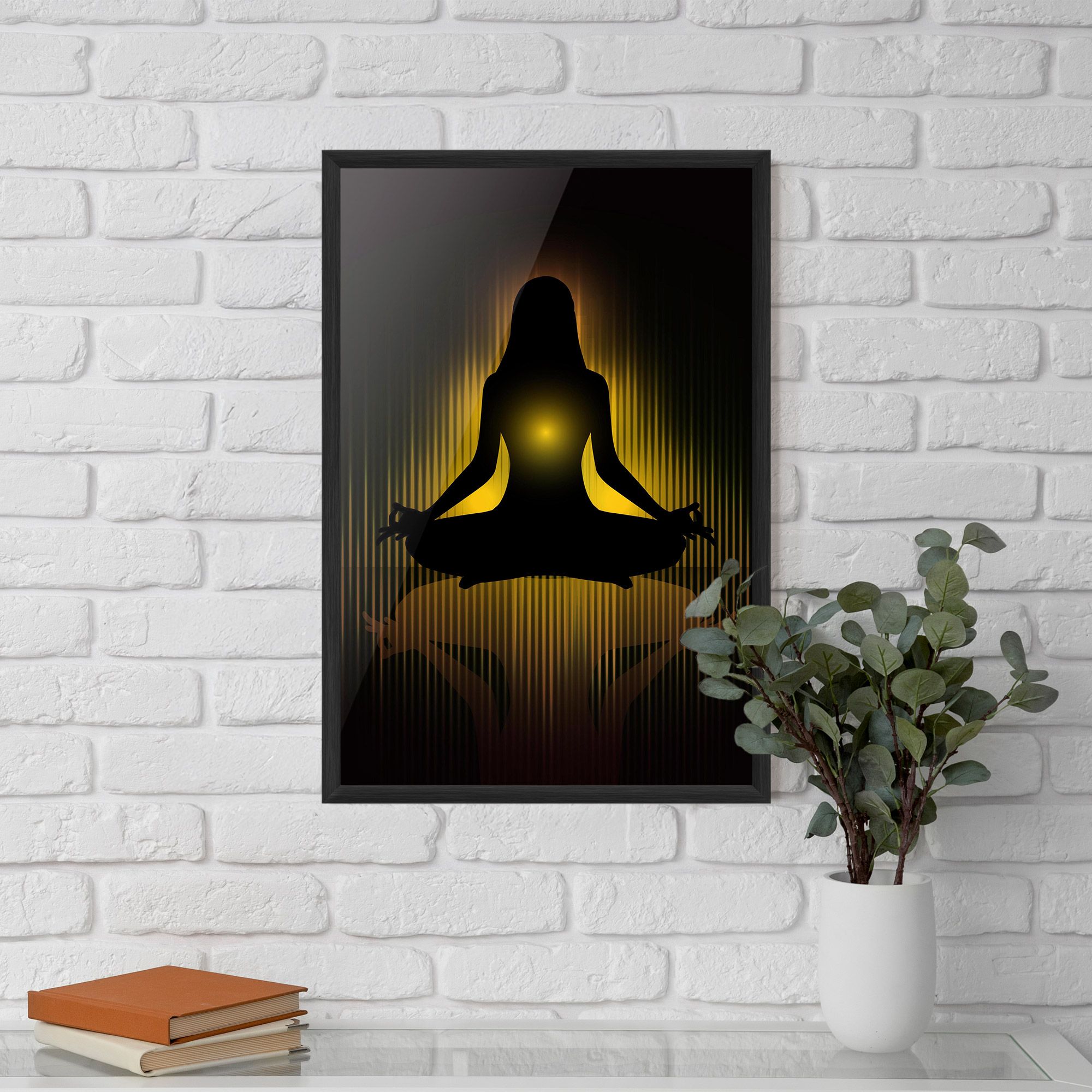 Yellow Light Yoga mockup 5