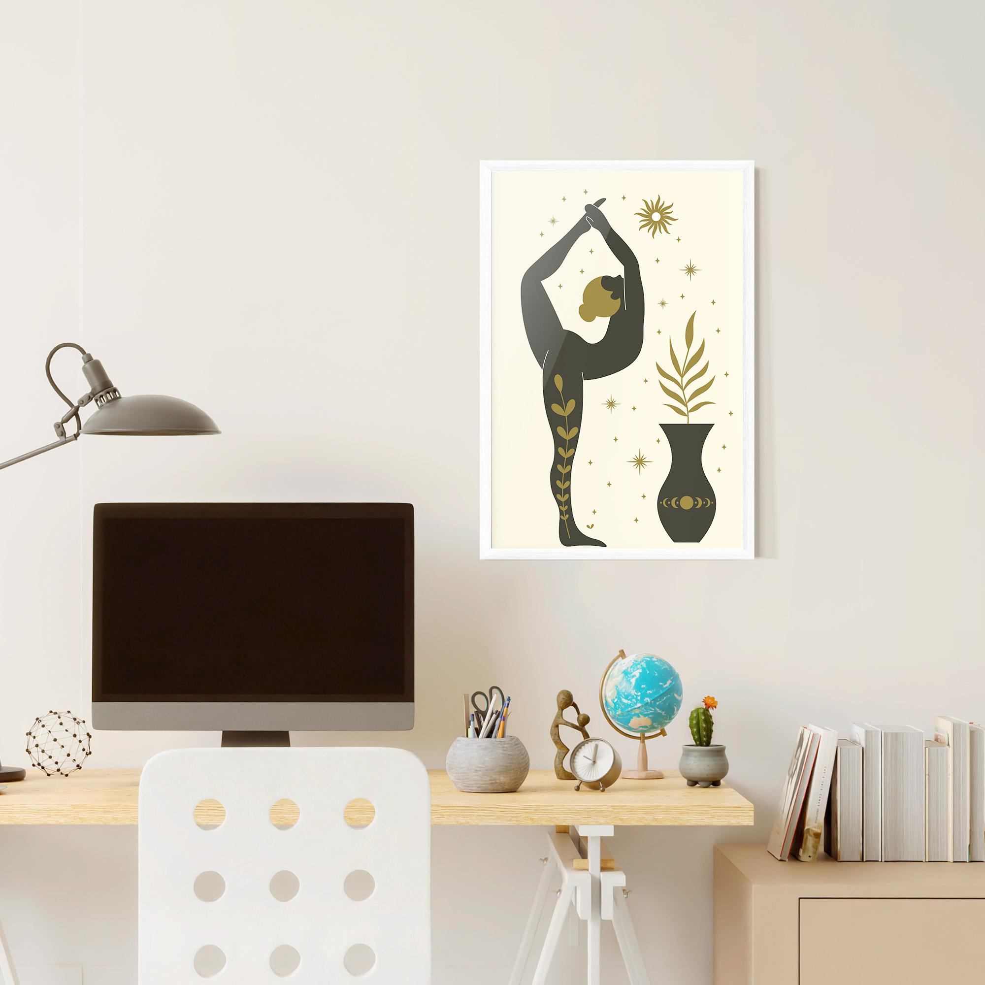 Poster Înrămat Trivikramasana mockup 6