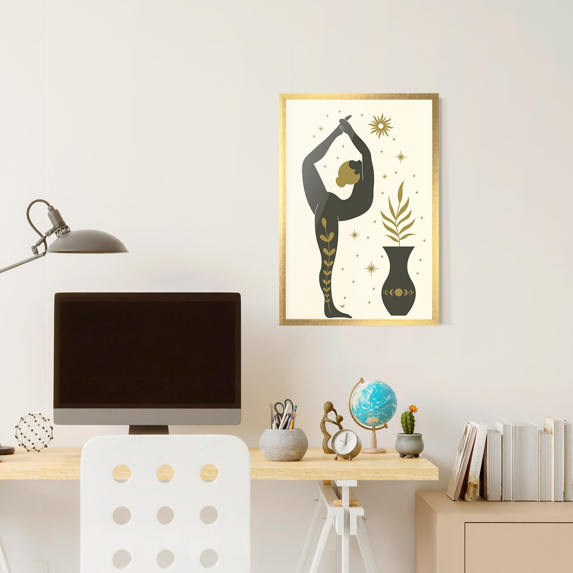 Poster Înrămat Trivikramasana mockup 6