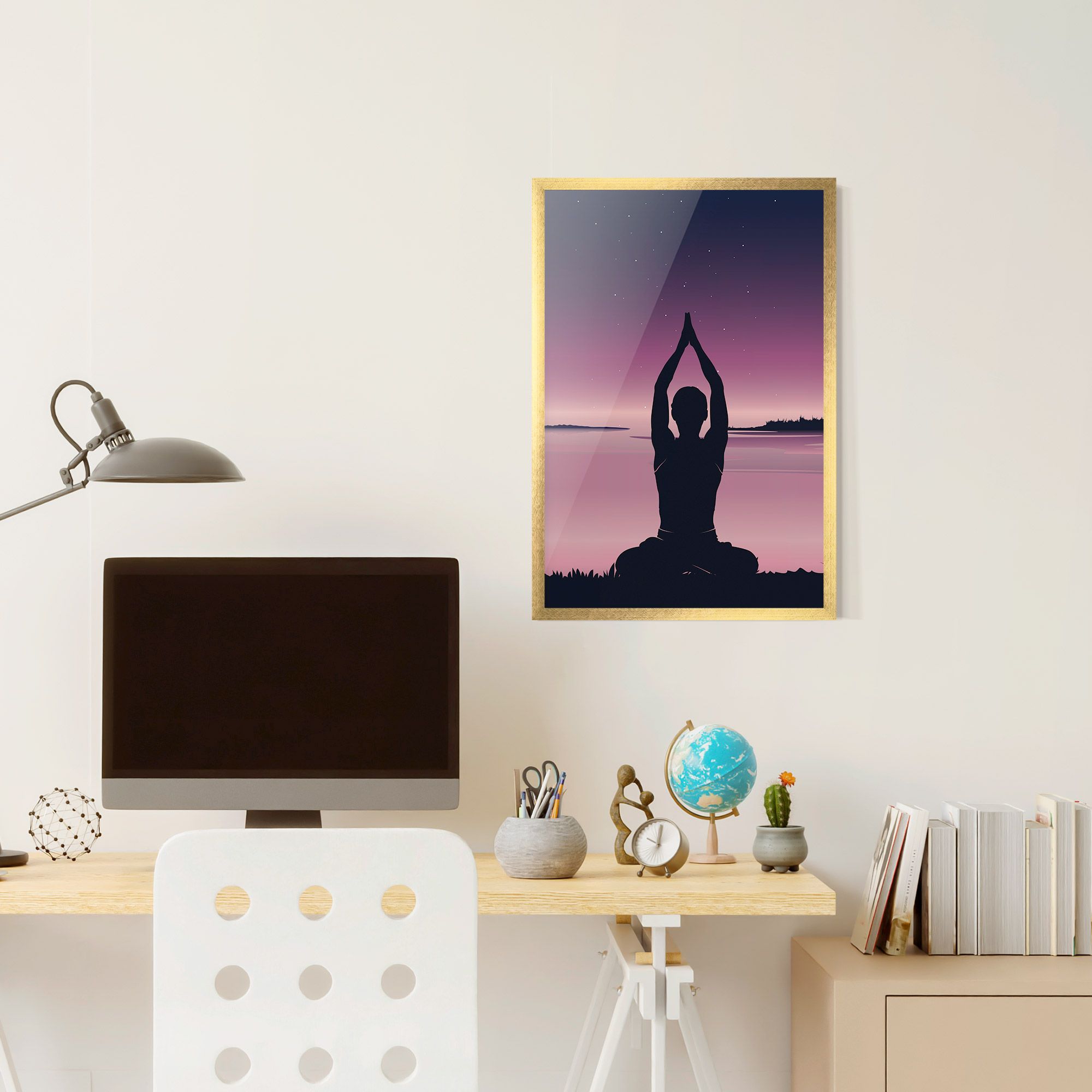 Yoga Purple Sky mockup 6
