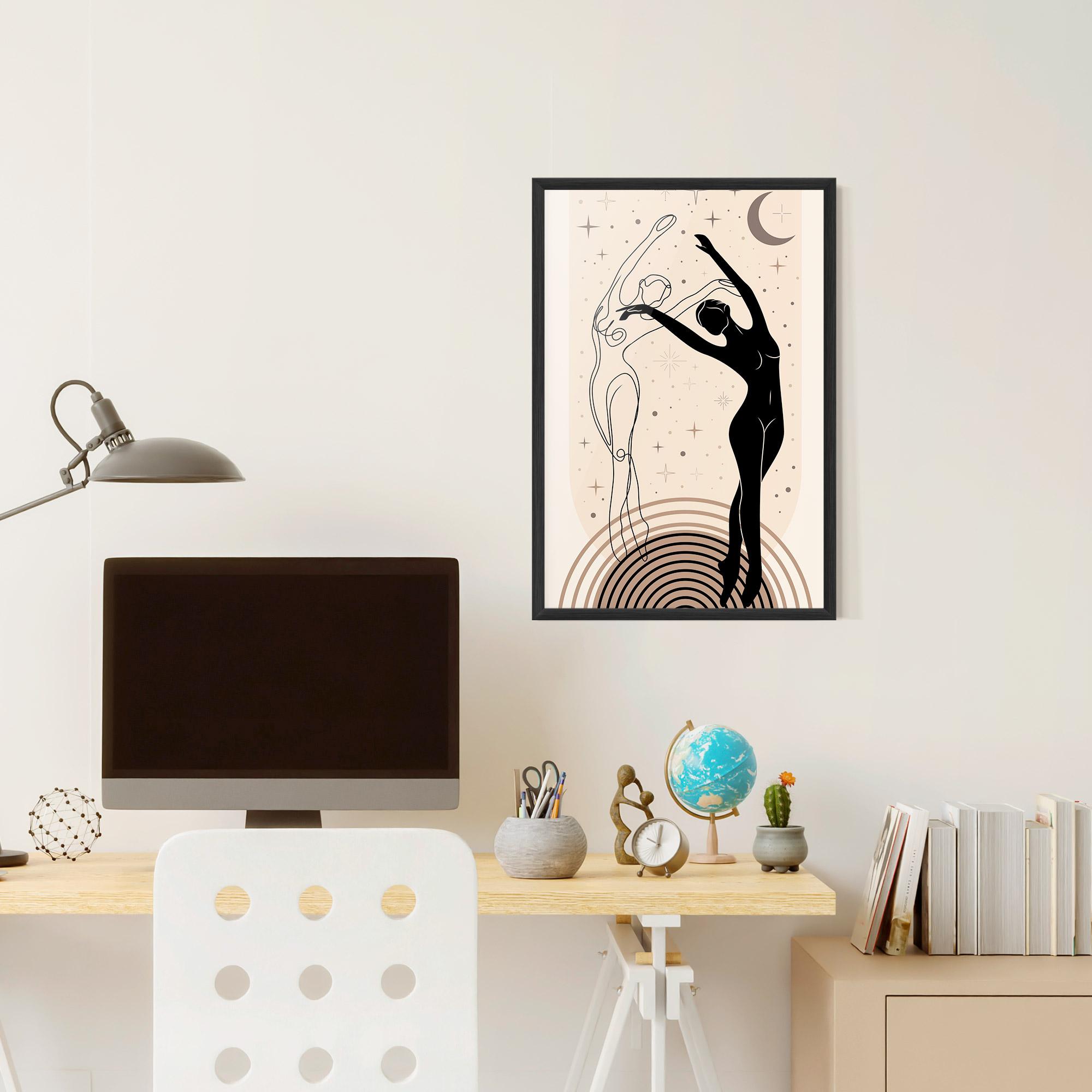 Poster Înrămat Balance Yoga mockup 6