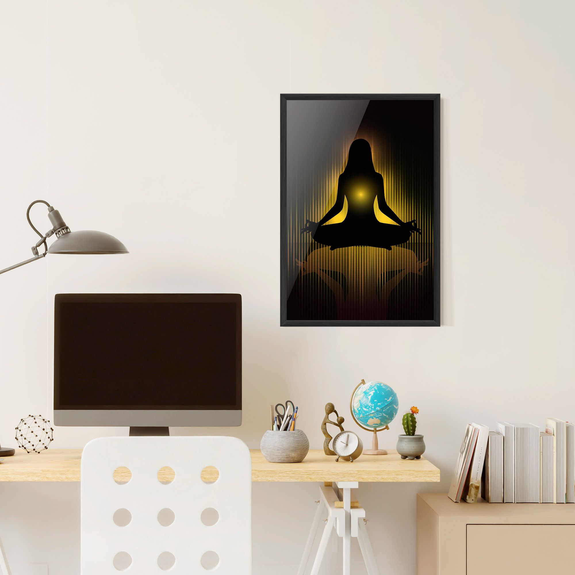 Yellow Light Yoga mockup 6