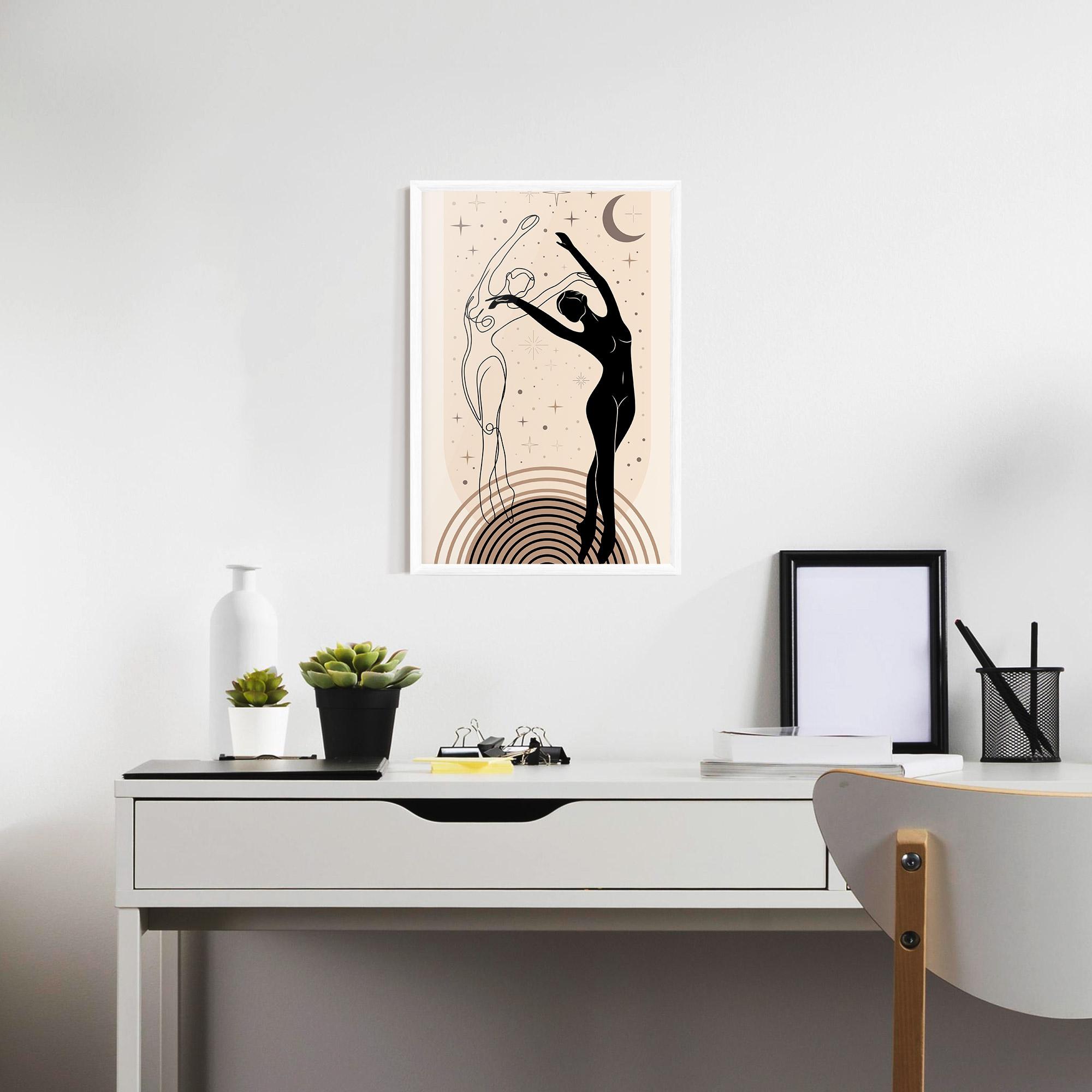Poster Înrămat Balance Yoga mockup 7