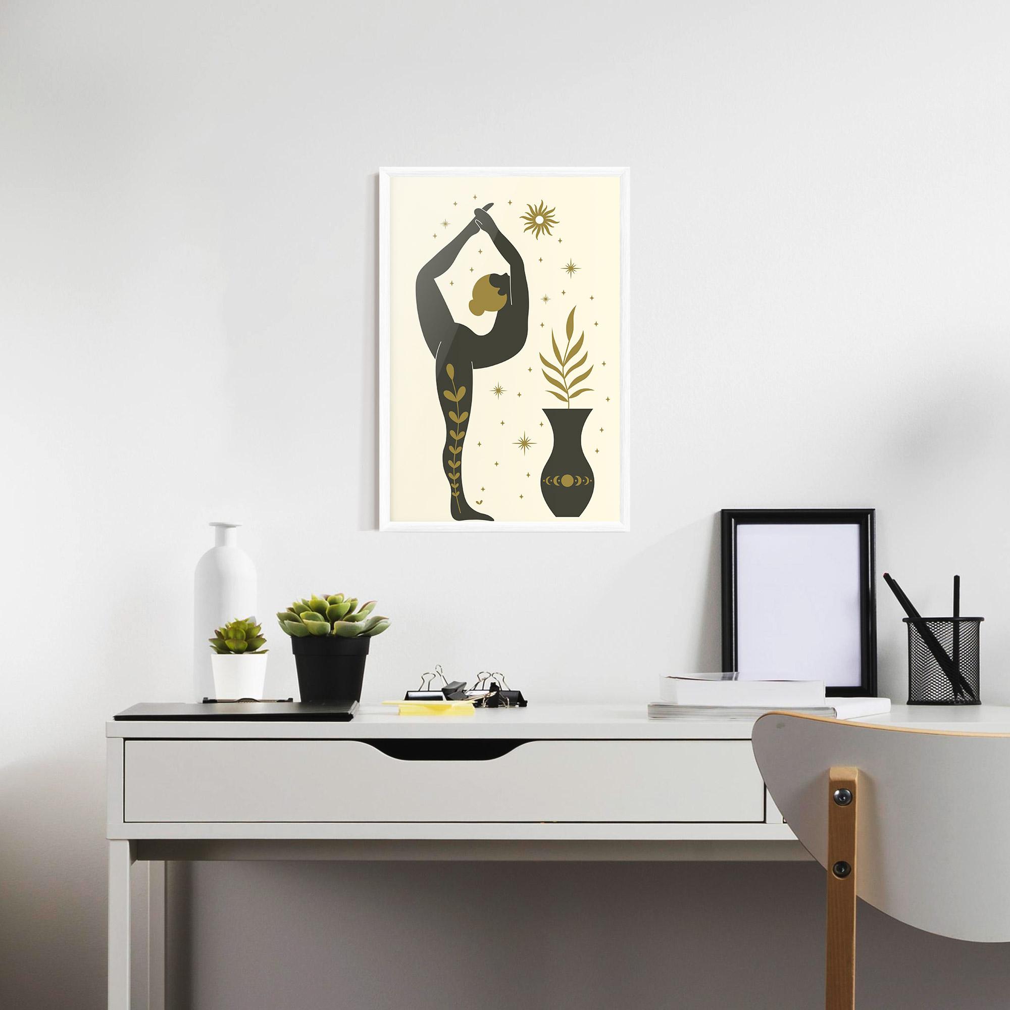 Poster Înrămat Trivikramasana mockup 7