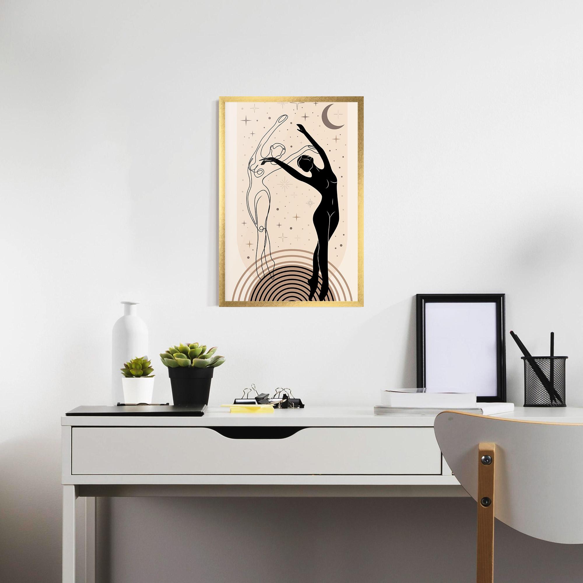 Poster Înrămat Balance Yoga mockup 7