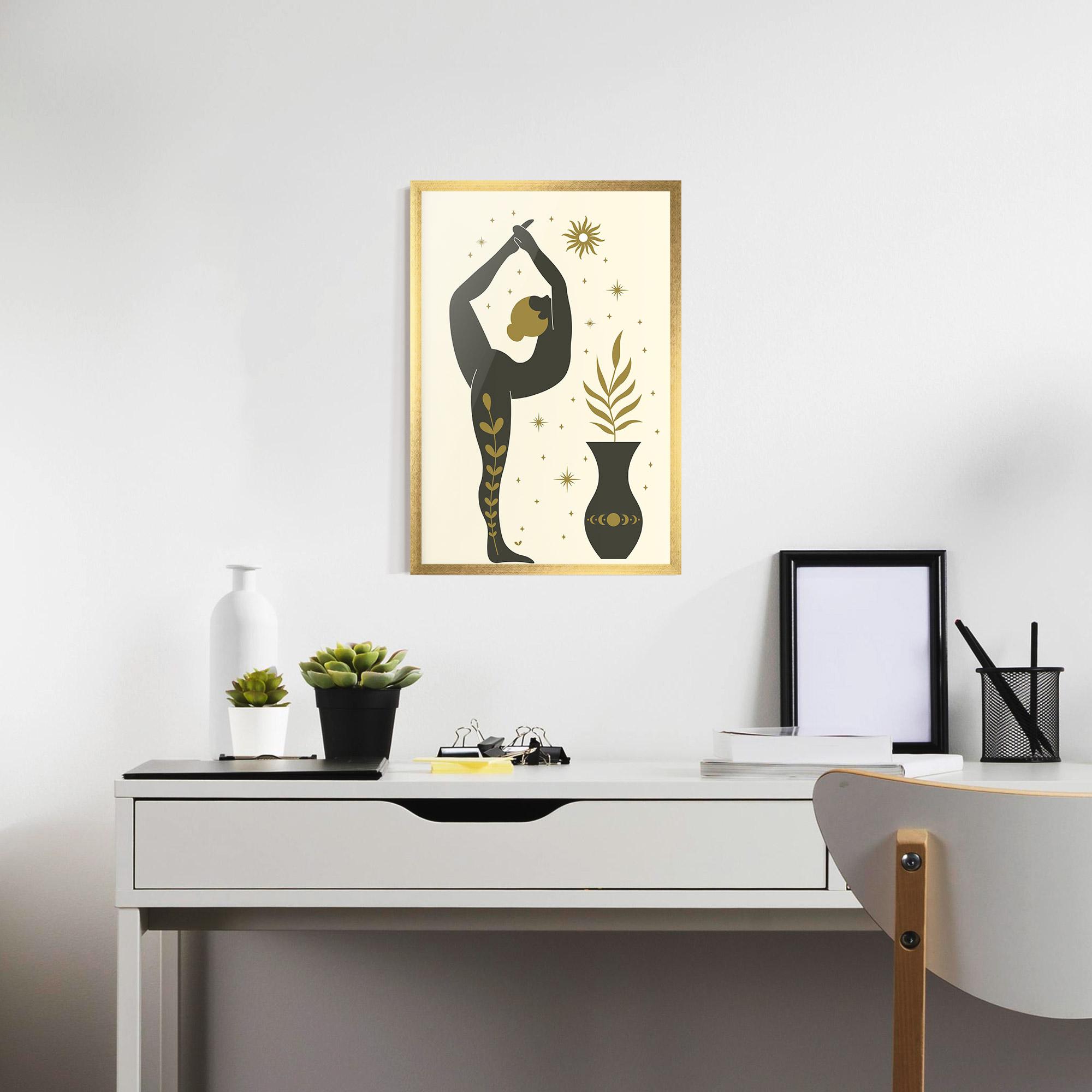 Poster Înrămat Trivikramasana mockup 7