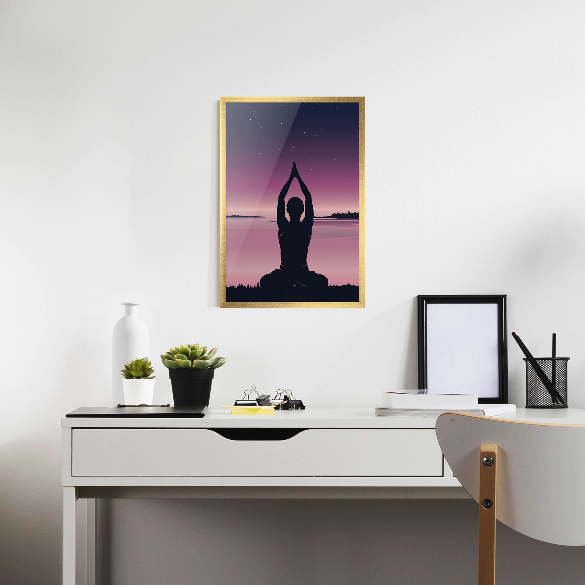 Yoga Purple Sky mockup 7
