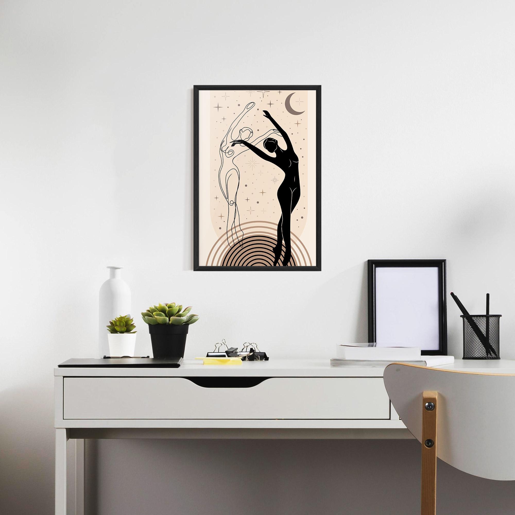 Poster Înrămat Balance Yoga mockup 7
