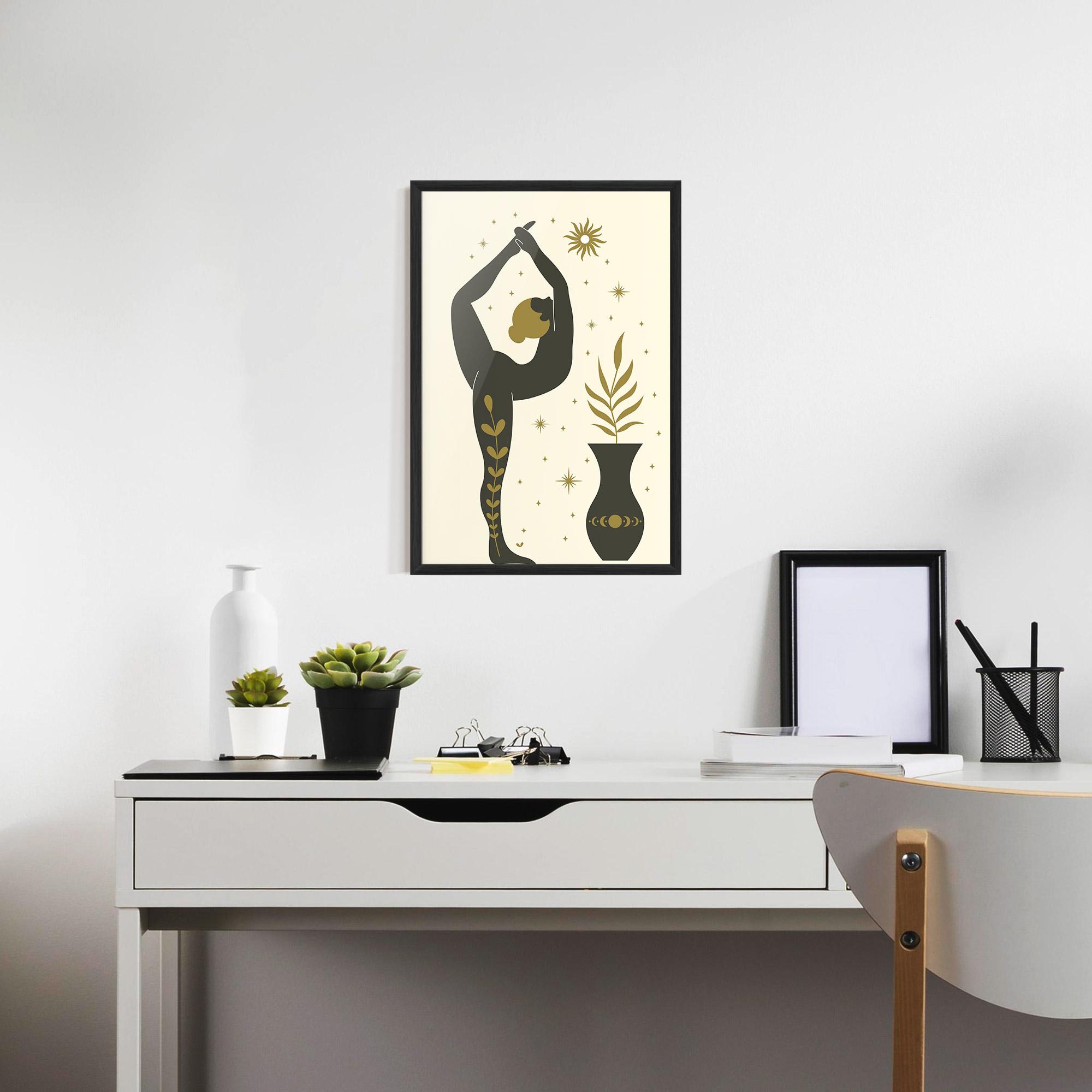 Poster Înrămat Trivikramasana mockup 7