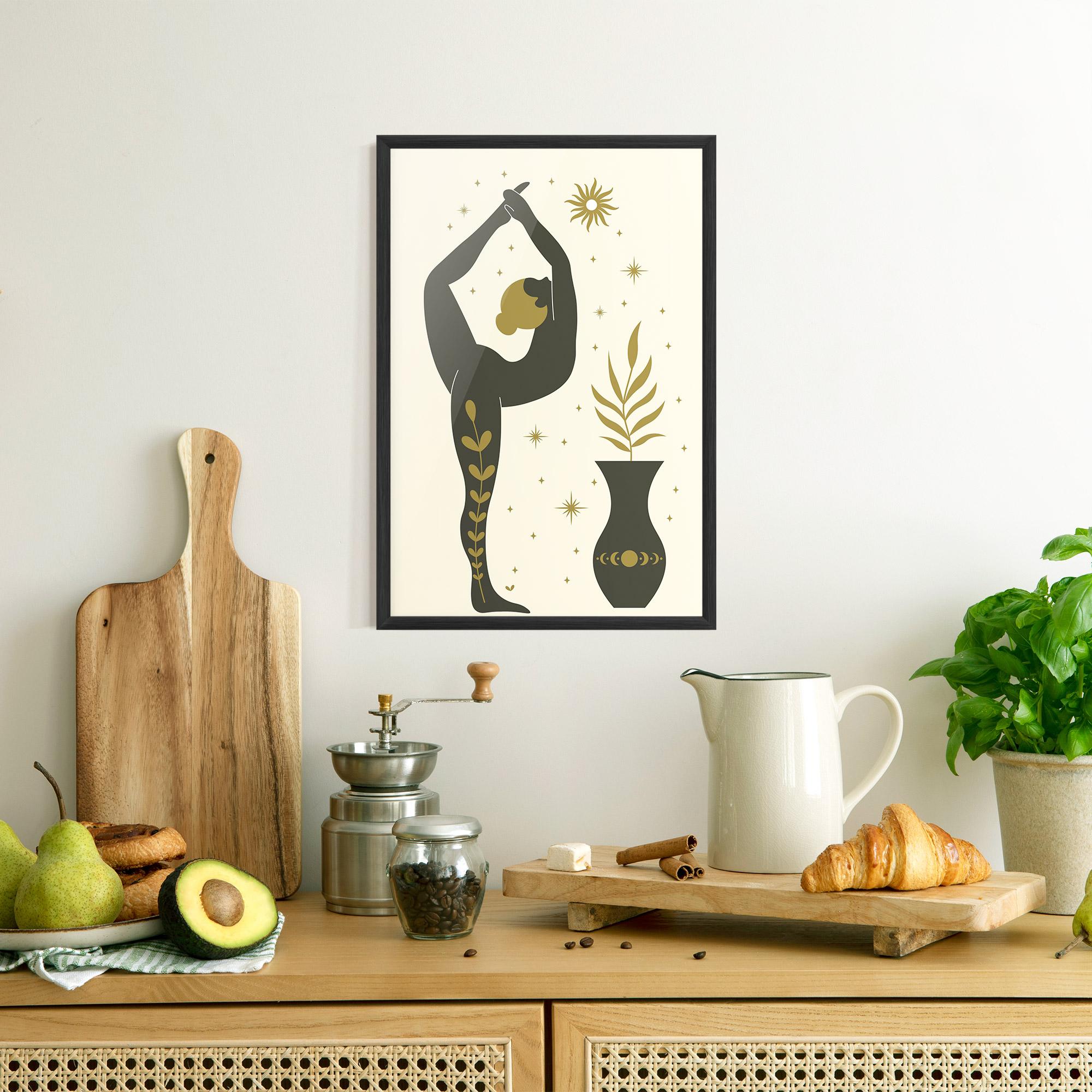 Poster Înrămat Trivikramasana mockup 8