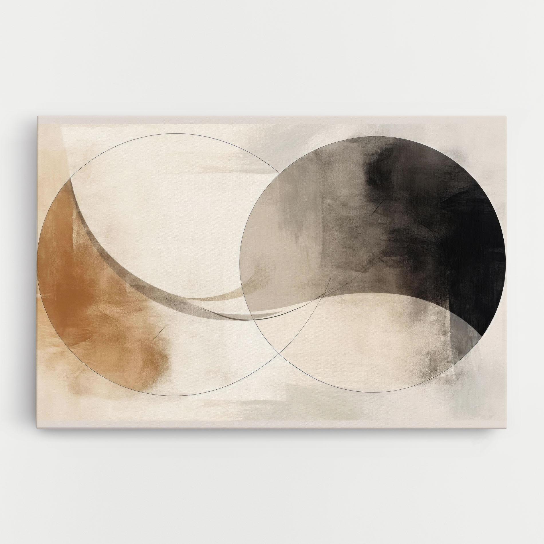 Tablou Canvas Abstract Circle Painting mockup 0