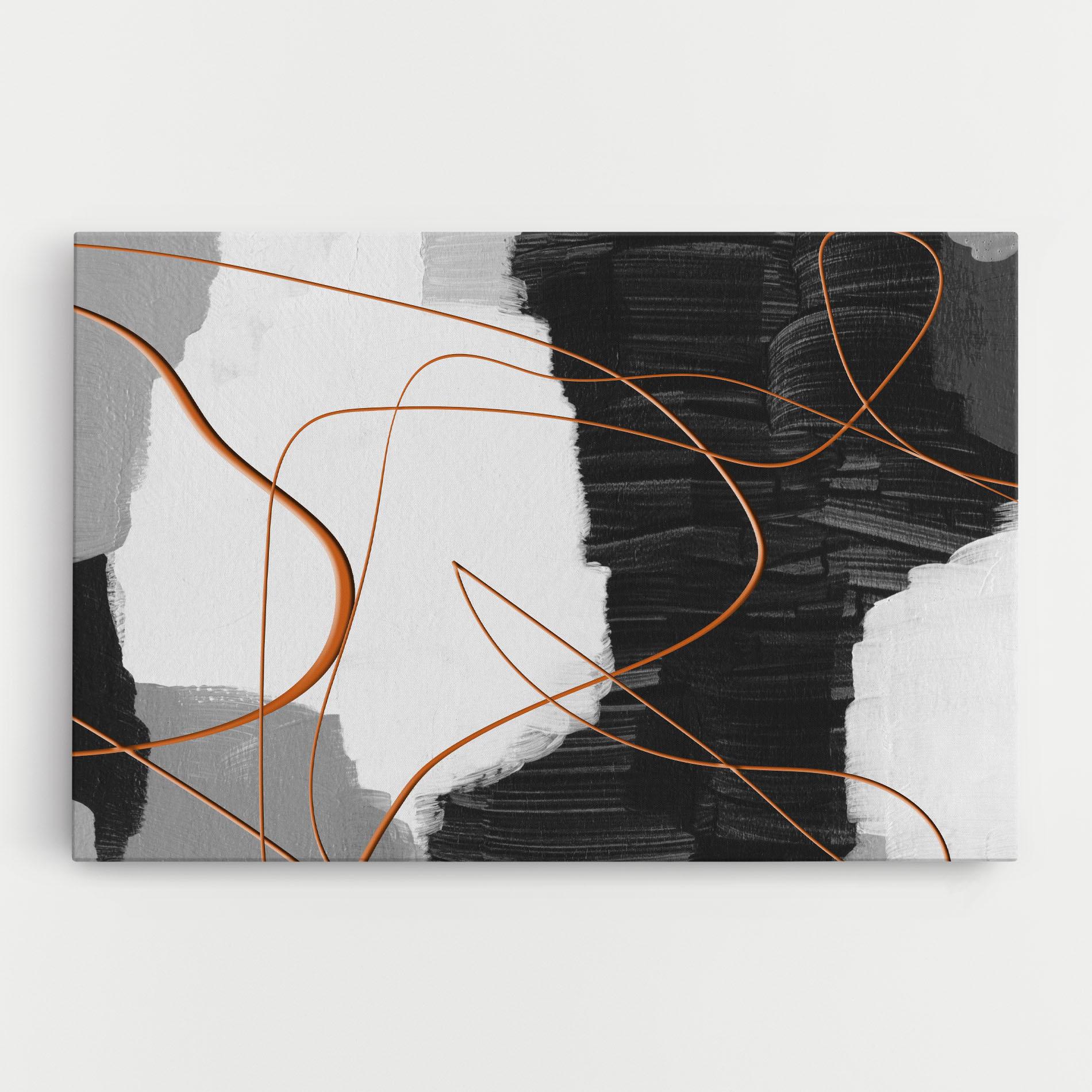 Tablou Canvas Abstract Ink Painting mockup 0