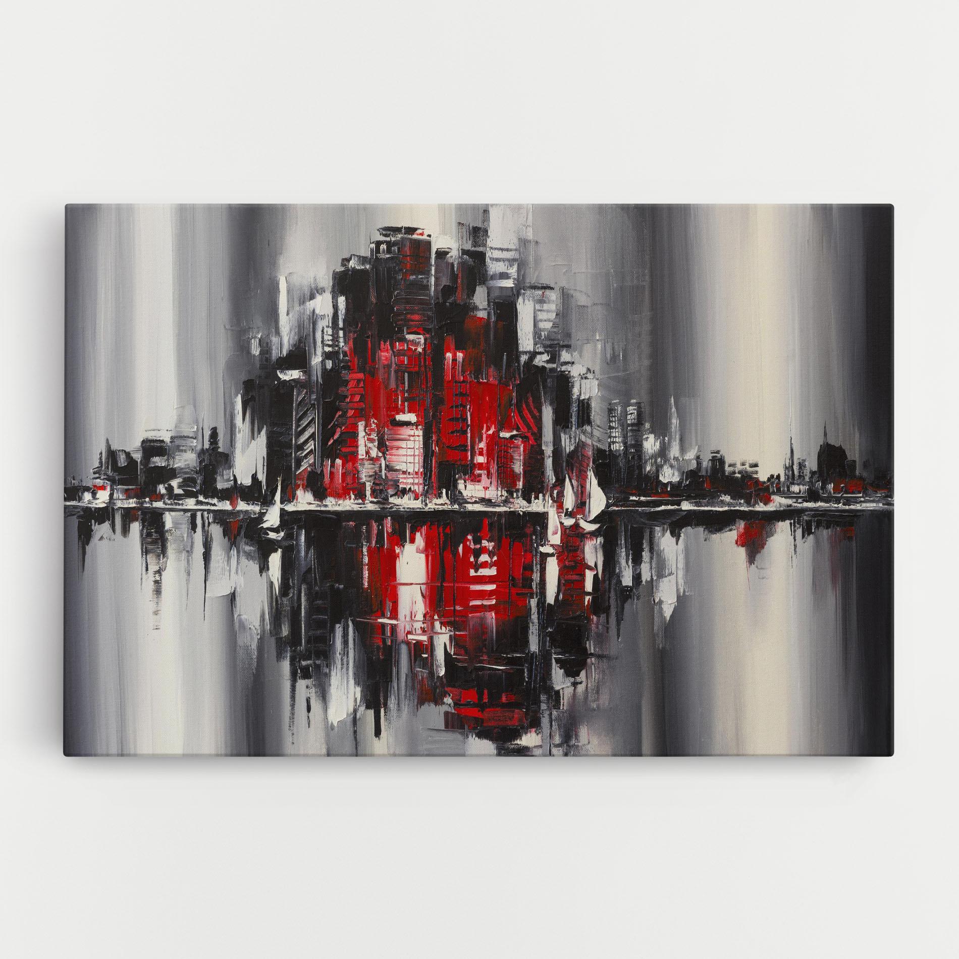 Tablou Canvas Cityscape mockup 0