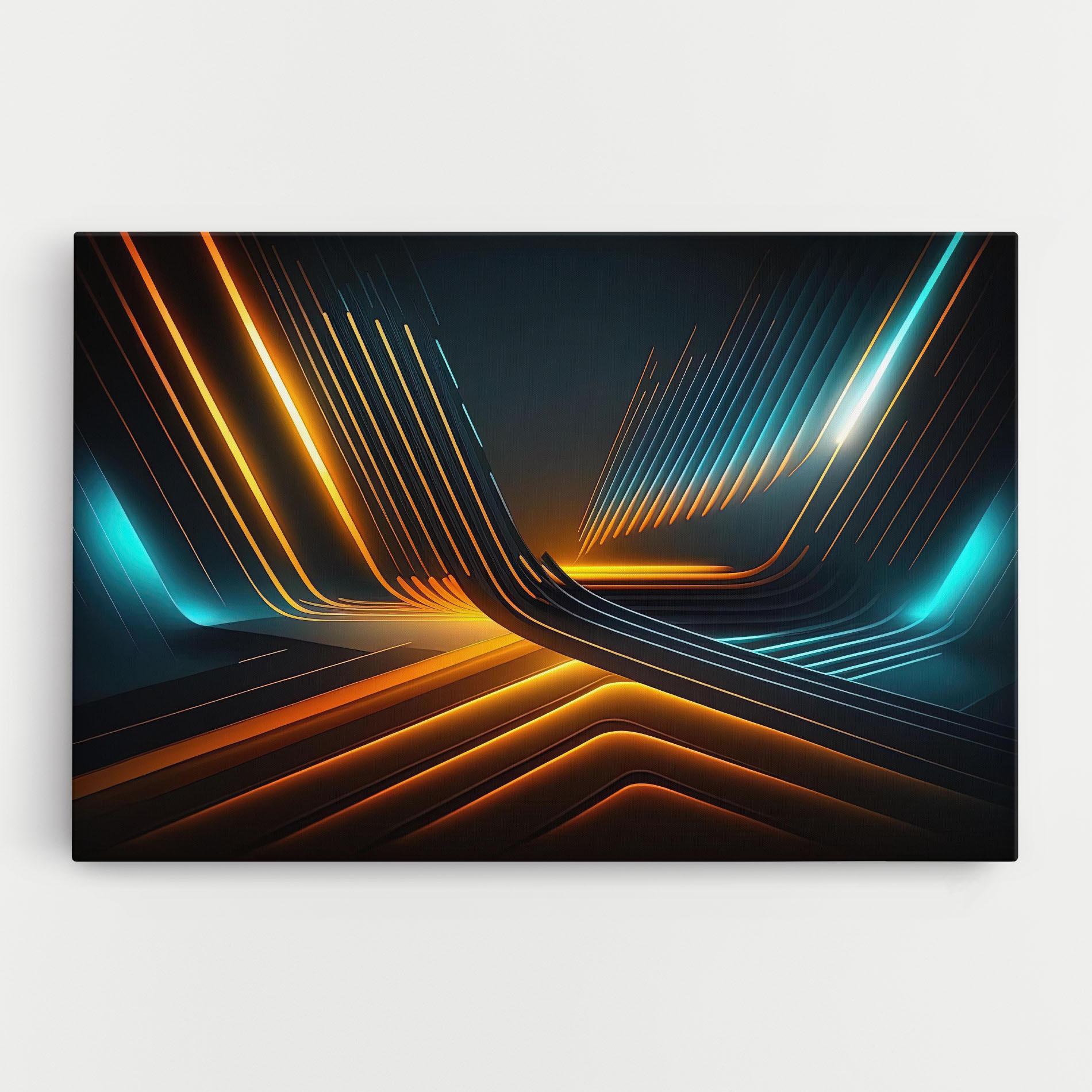 Tablou Canvas Futuristic Background mockup 0