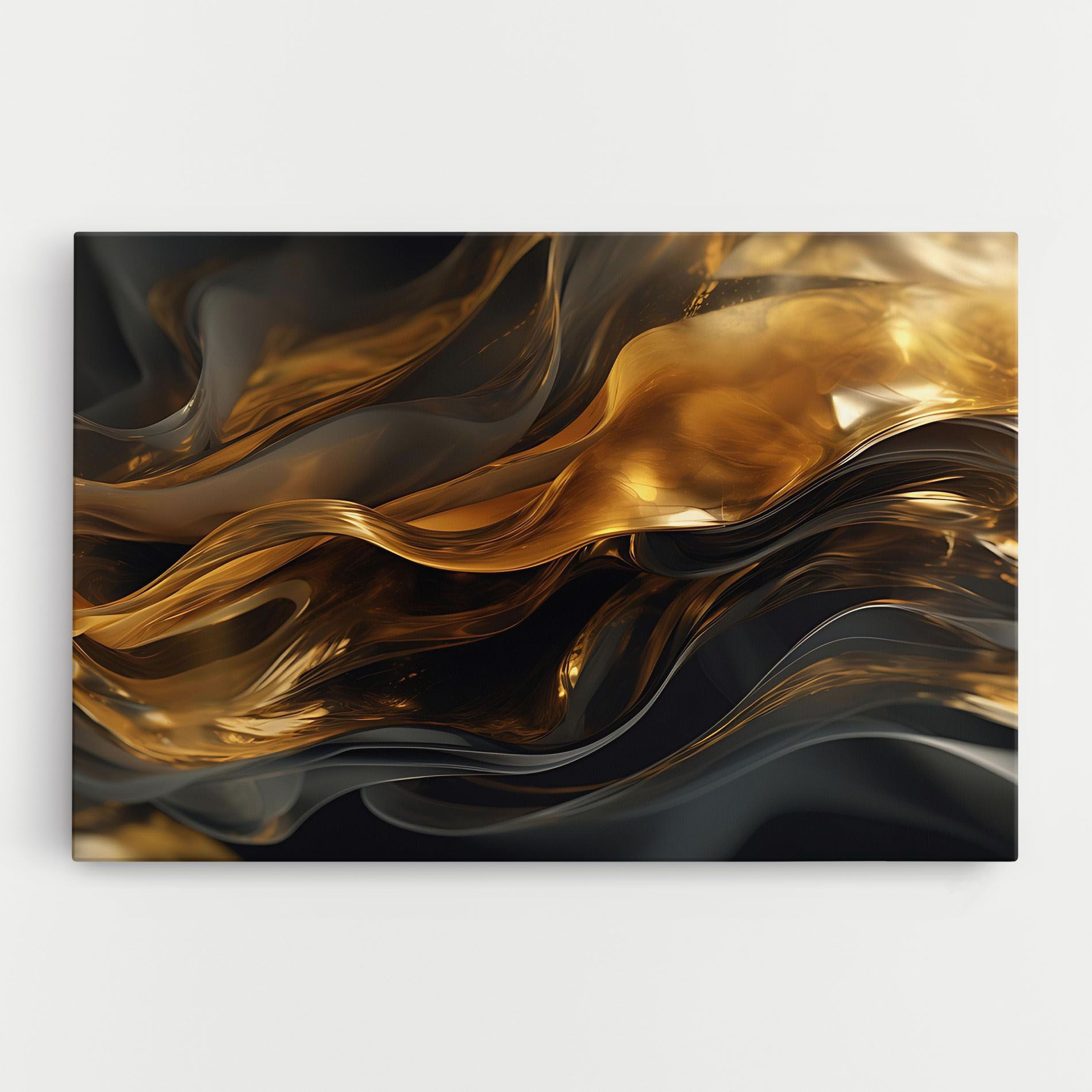Gold With Black Wave mockup 0