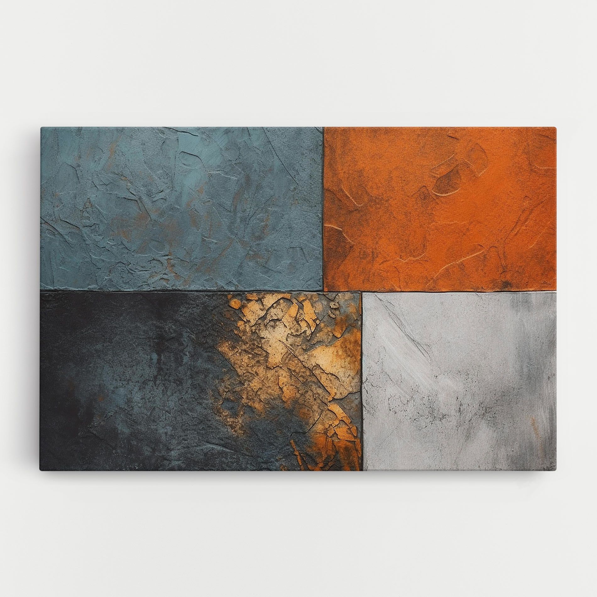 White Square With Gold mockup 0