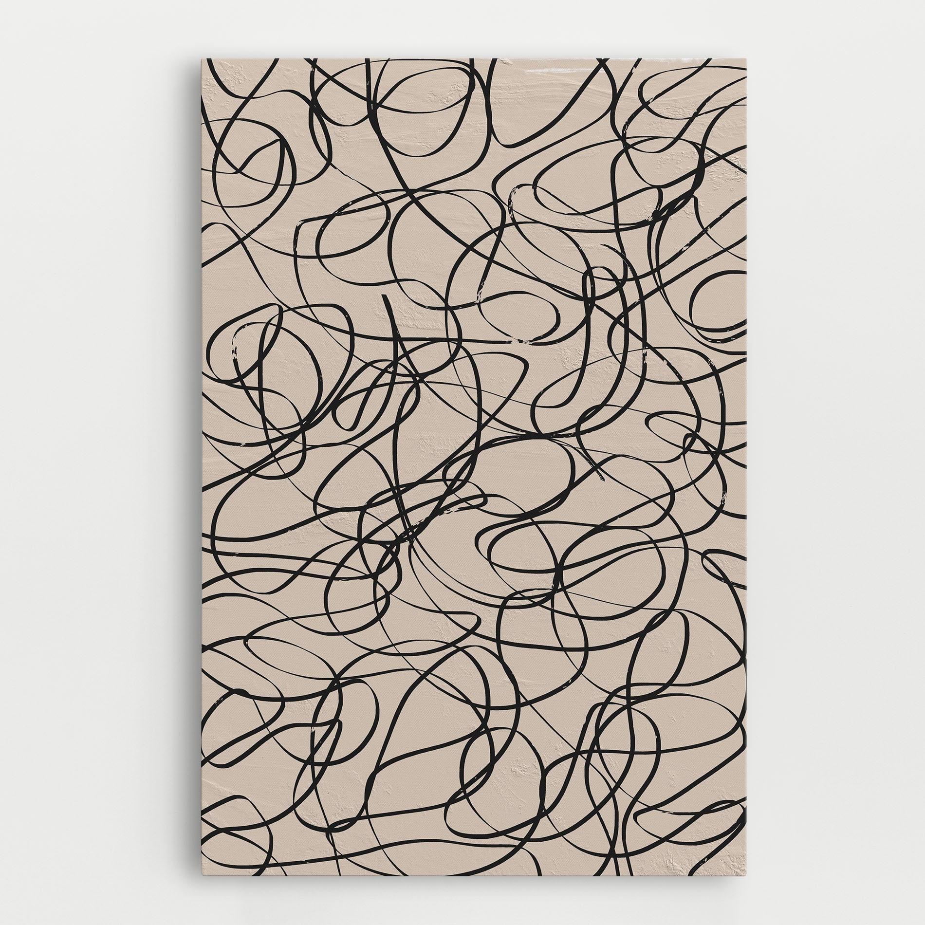 Tablou Canvas Hand Painted Pattern mockup 0