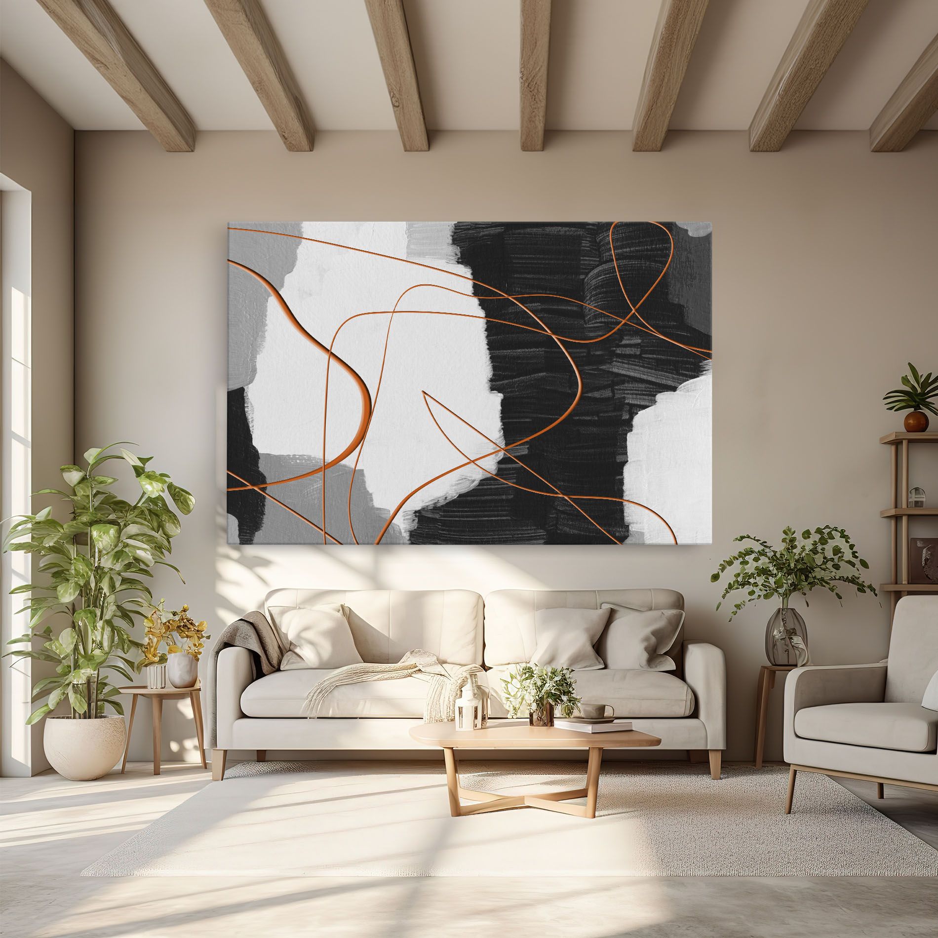 Abstract Ink Painting mockup 6