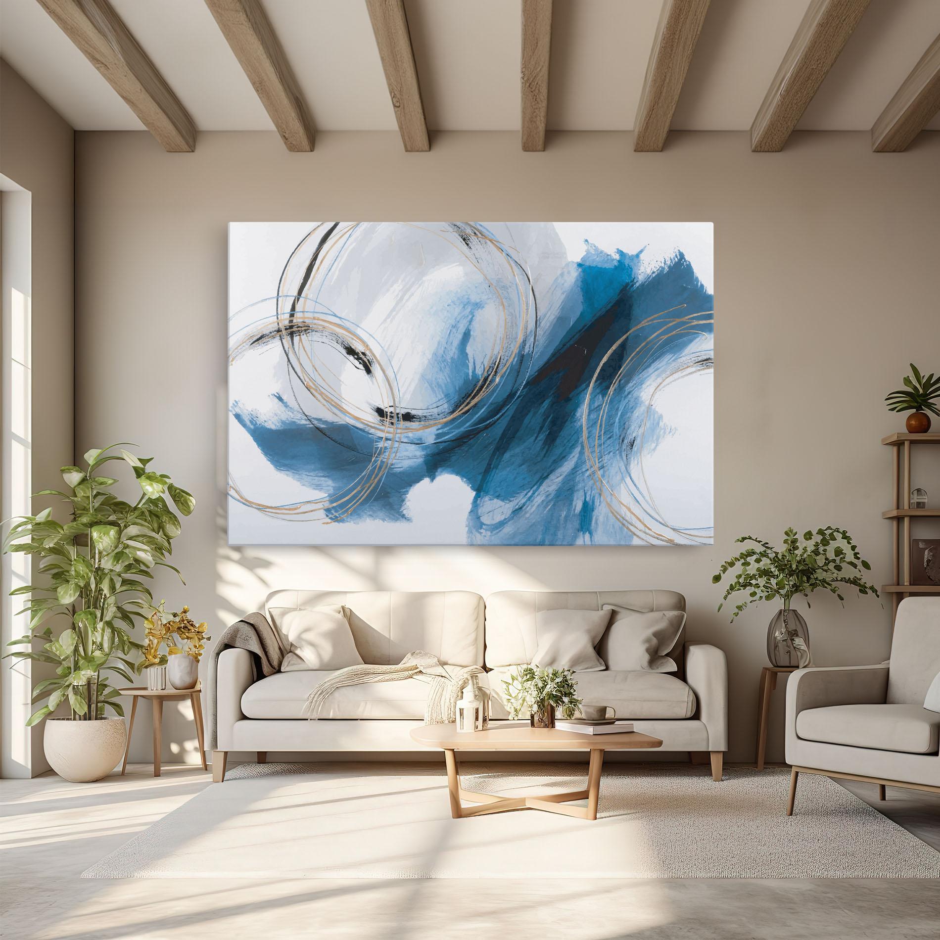Tablou Canvas Beautiful Abstract Painting mockup 6