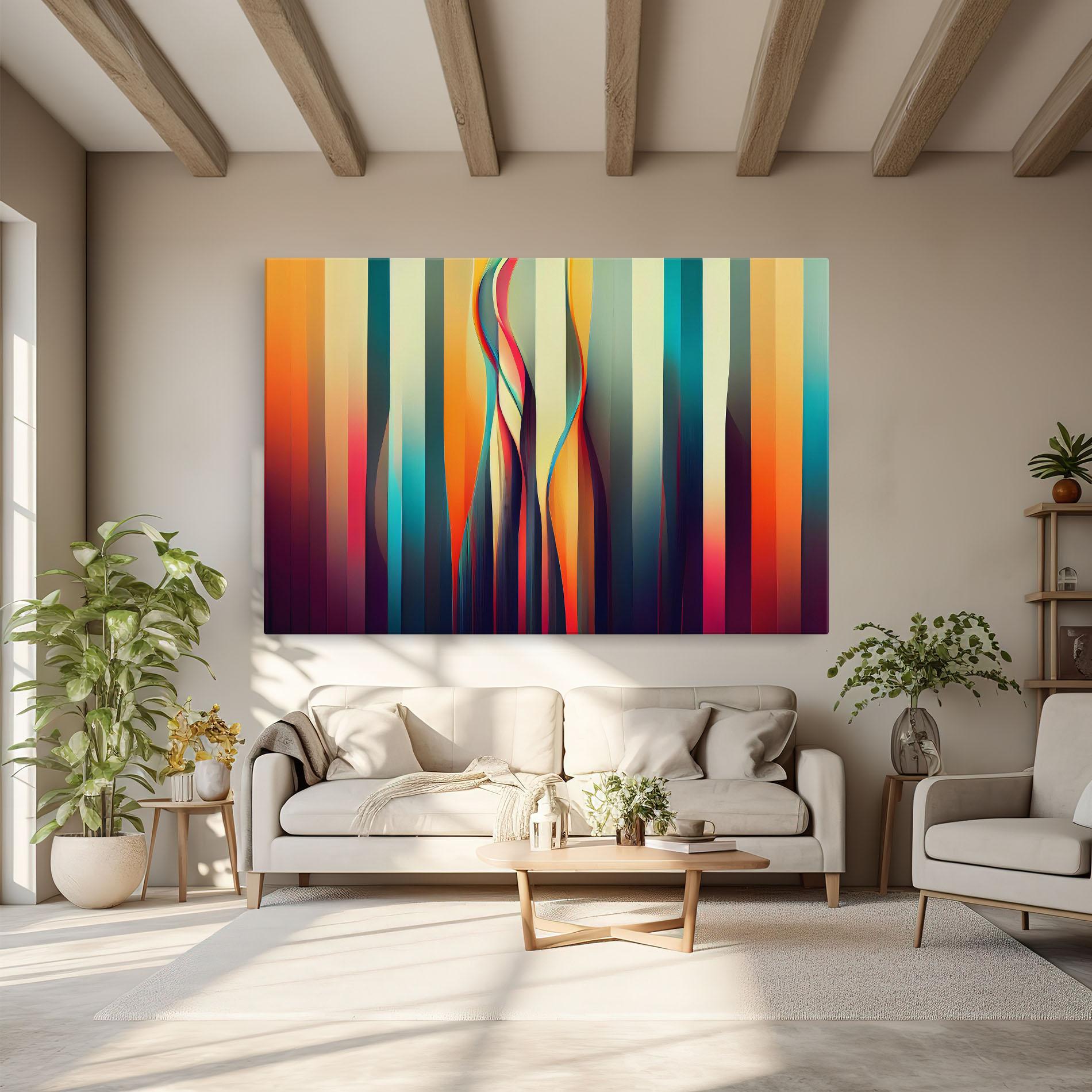 Tablou Canvas Colorful Geometric Background mockup 6