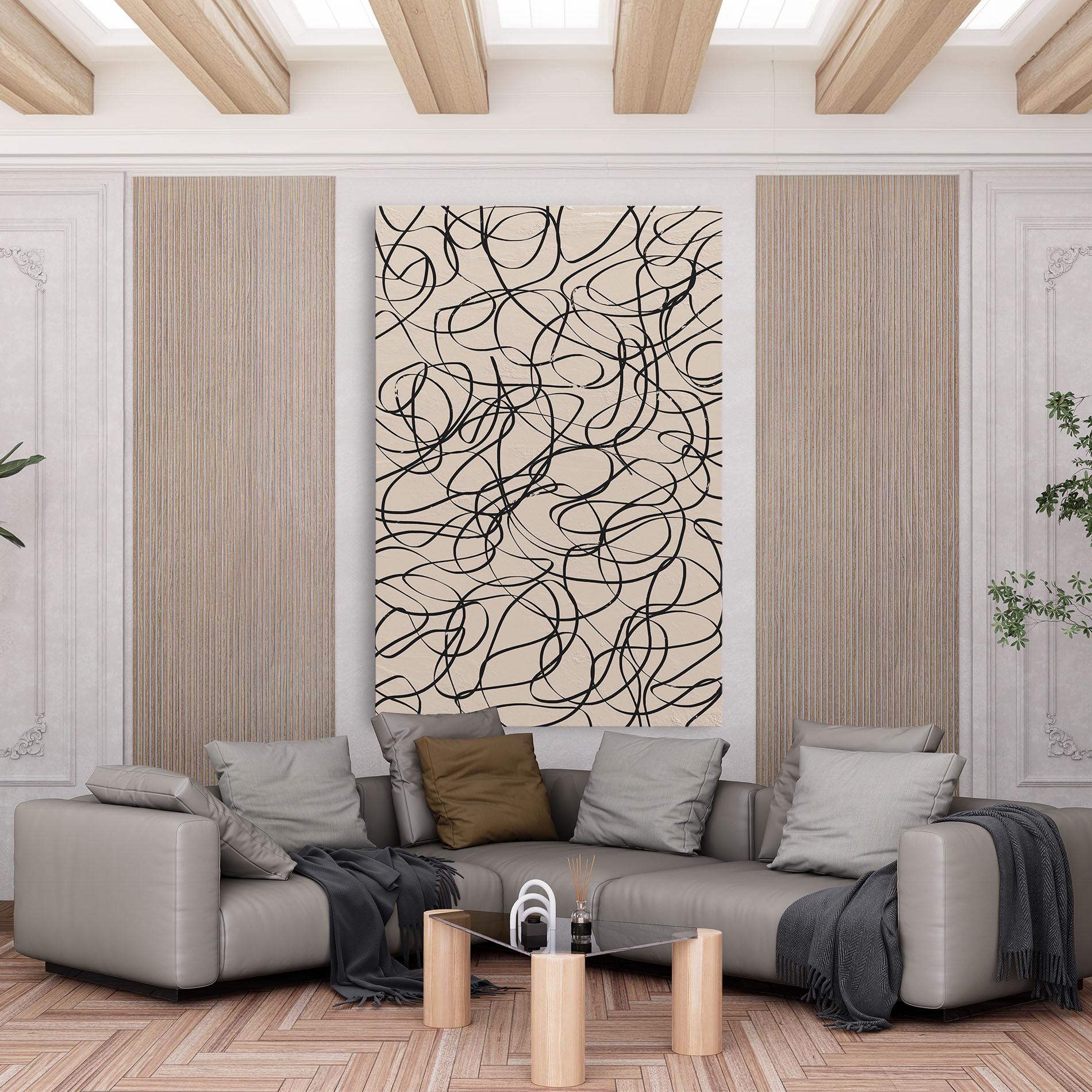 Tablou Canvas Hand Painted Pattern mockup 6