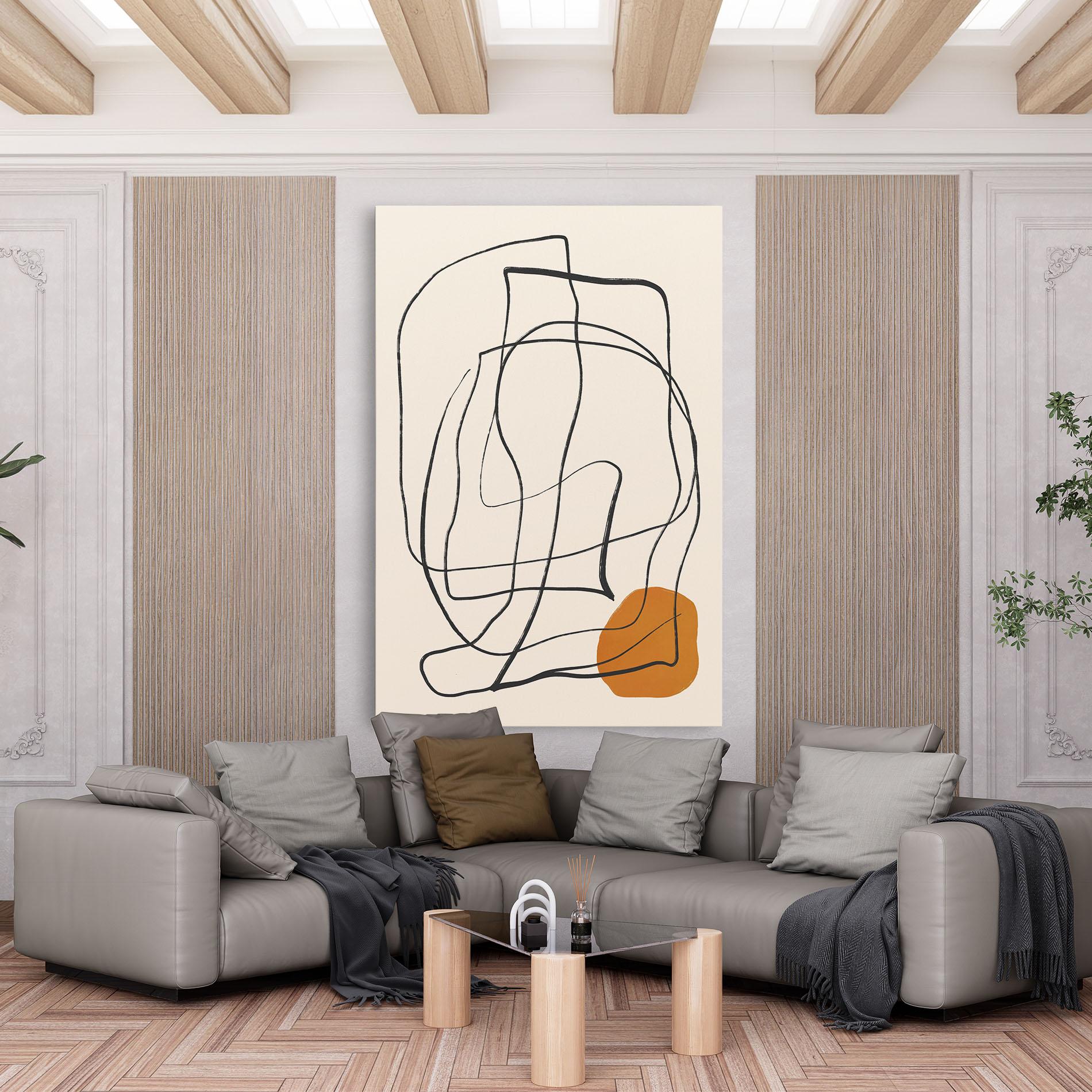 Tablou Canvas Handdrawn Lines mockup 6