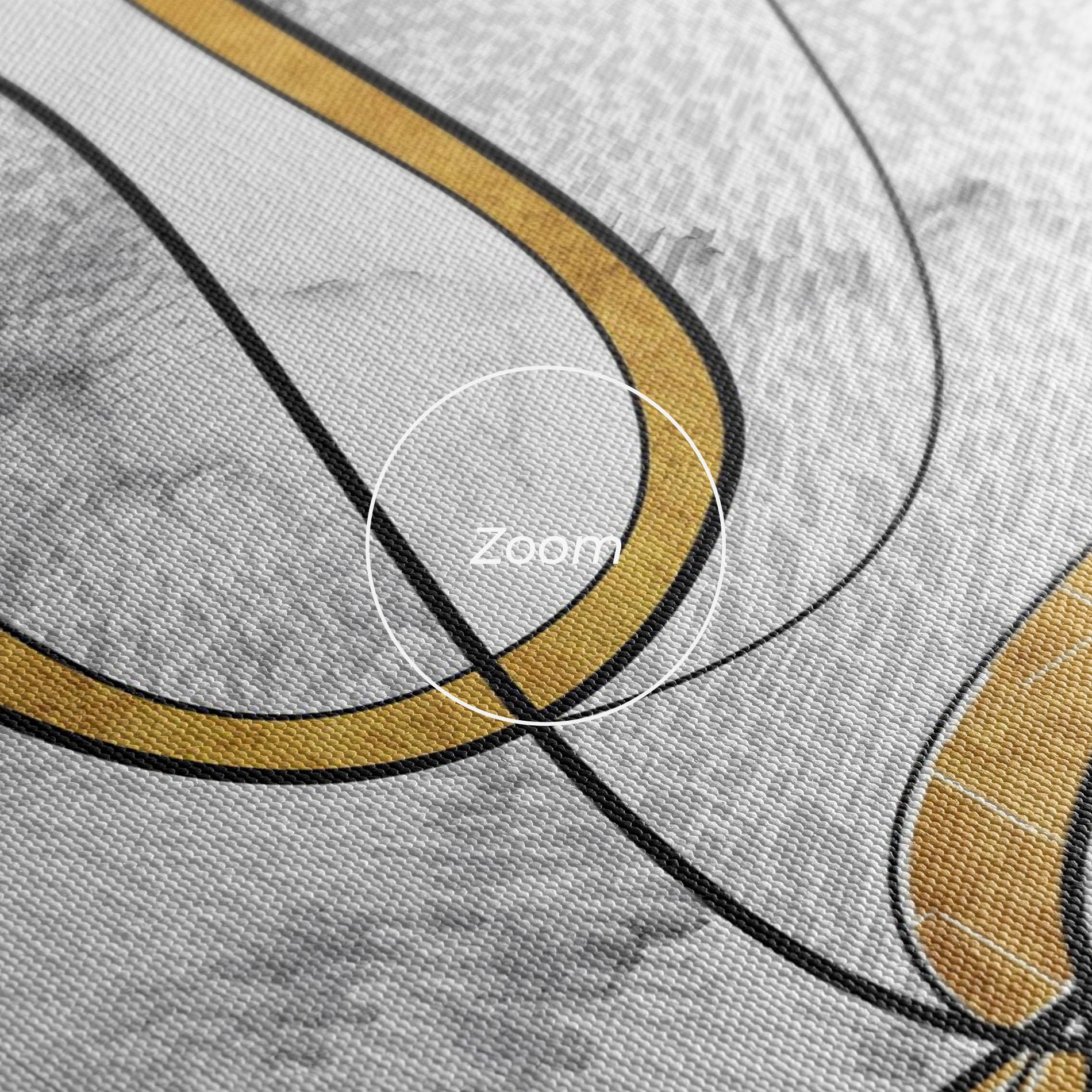 Tablou Canvas Abstract Gold Lines mockup 3