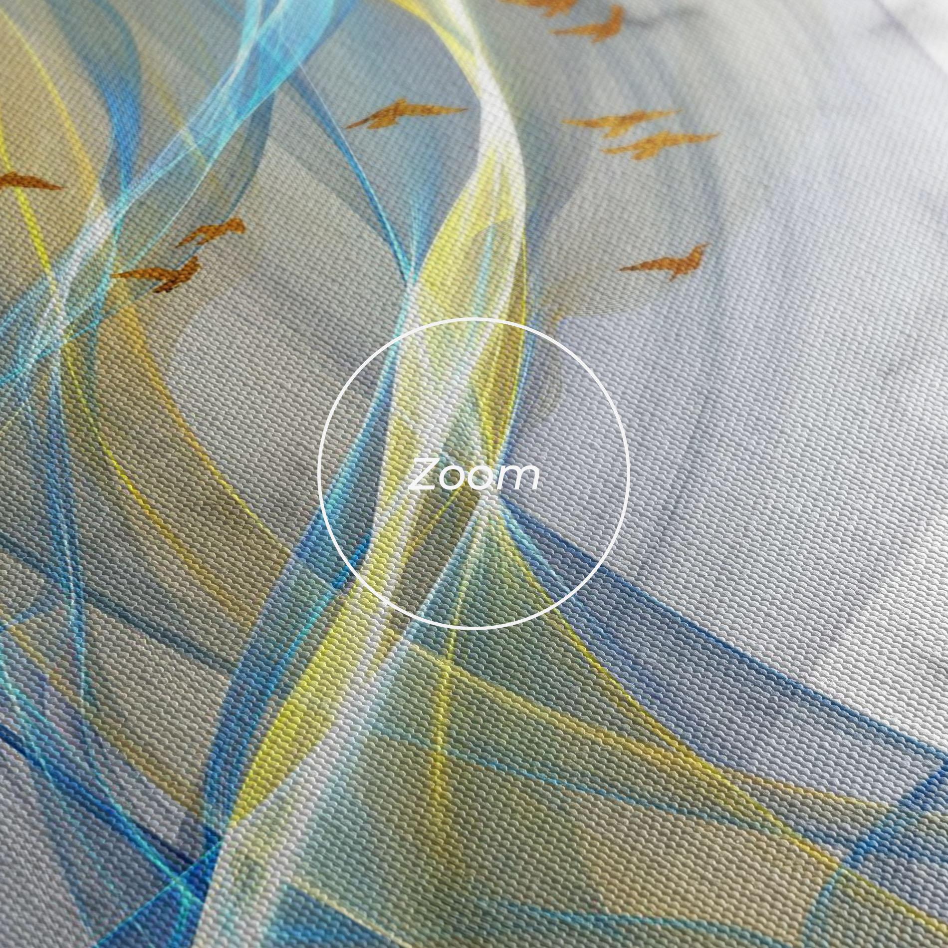 Tablou Canvas Abstract Golden Landscape 2 mockup 3