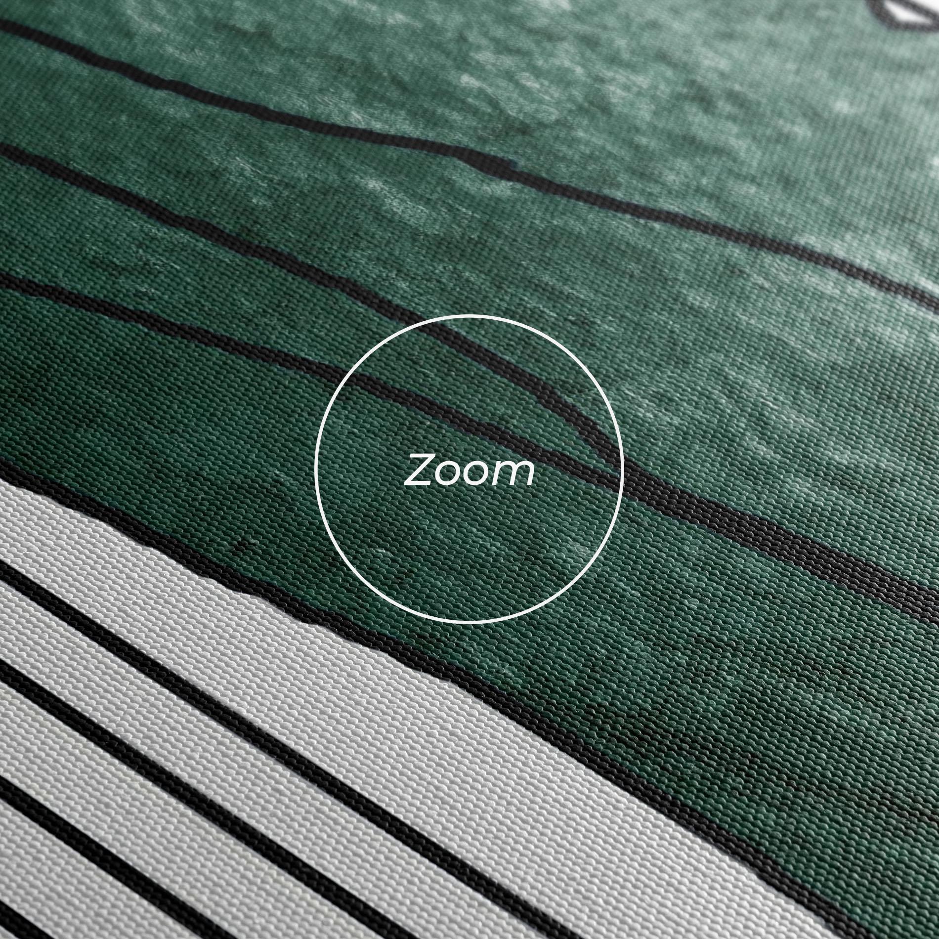 Tablou Canvas Abstract Green Face mockup 3