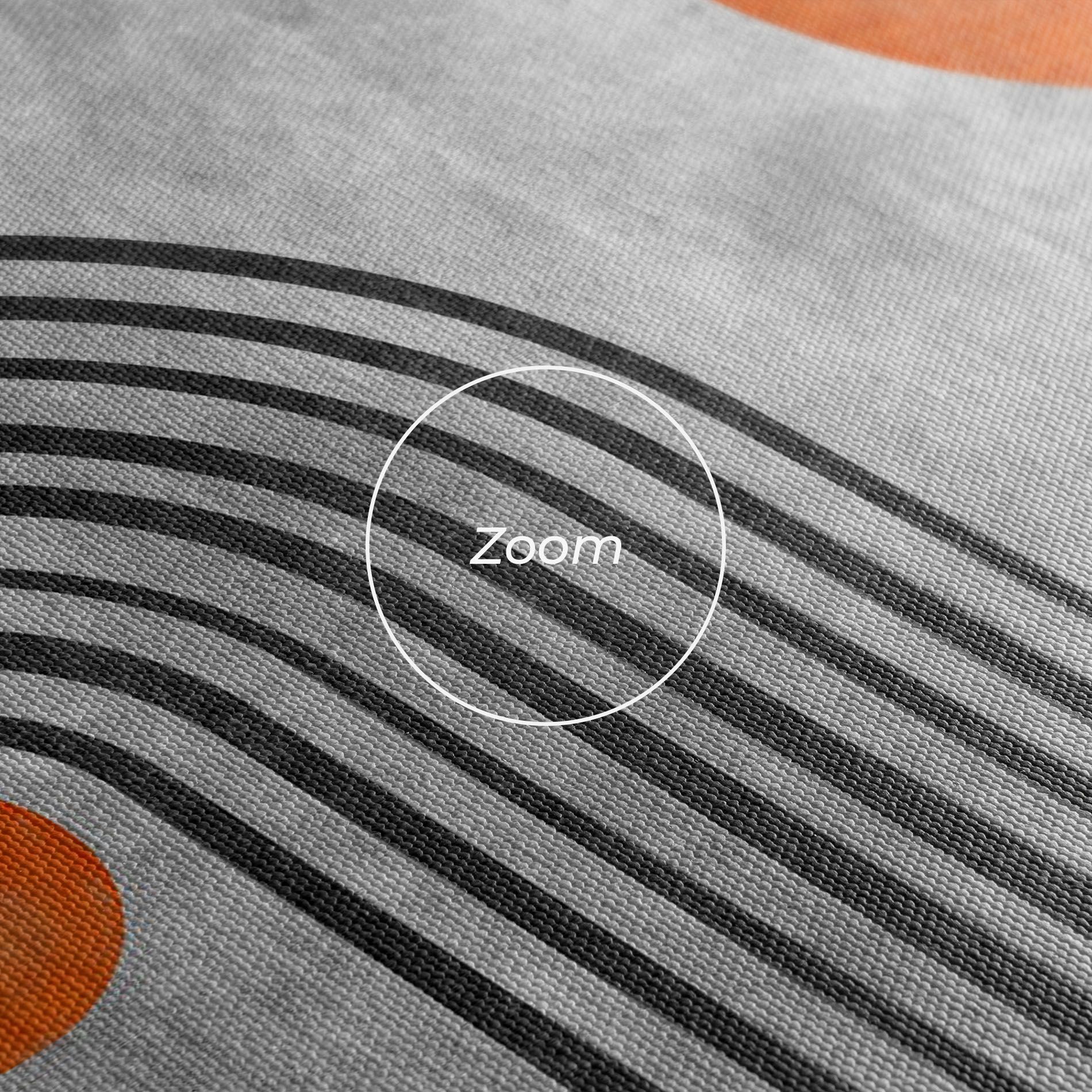 Abstract Orange Circles mockup 3