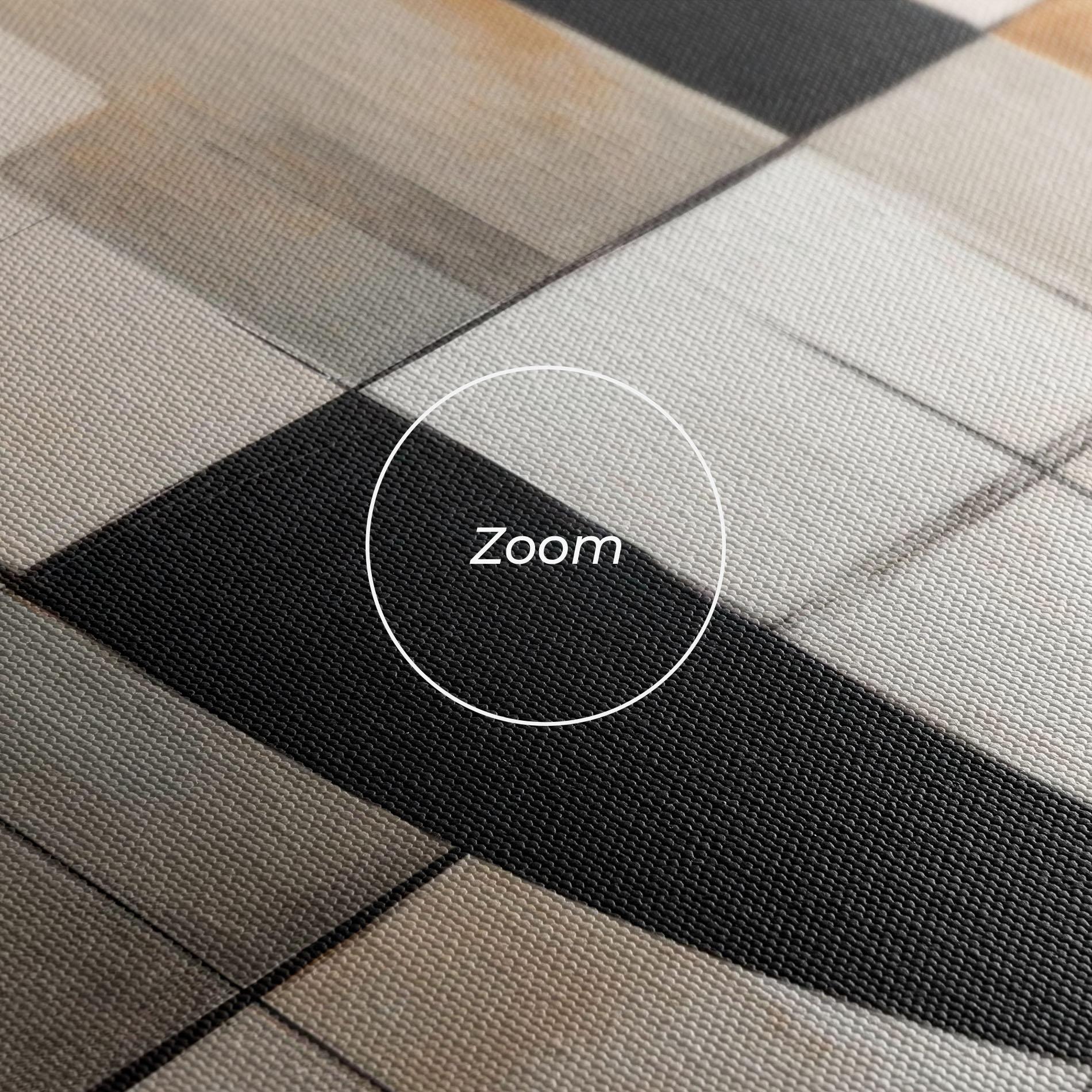 Tablou Canvas Black Abstract Lines mockup 3