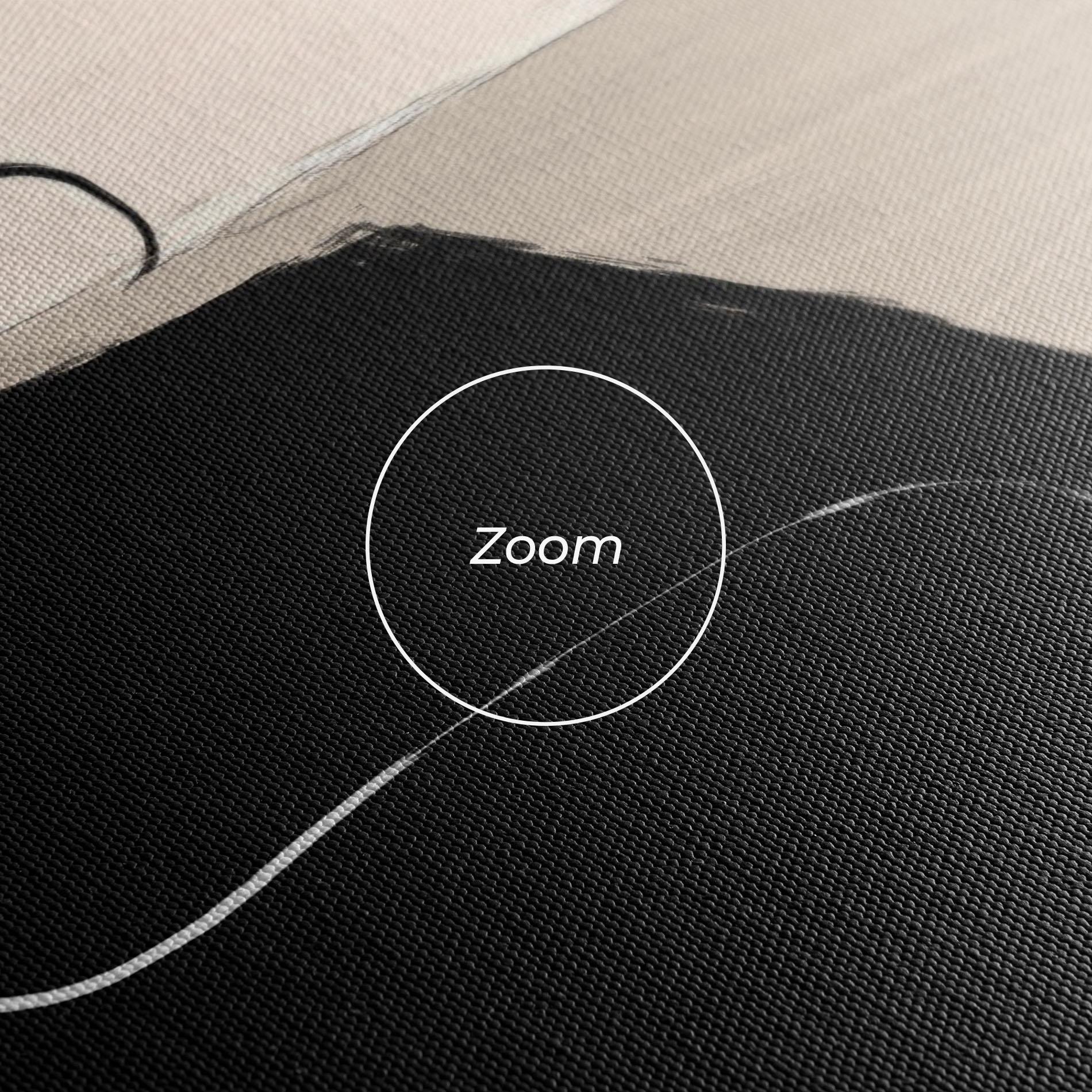 Tablou Canvas Black Brushstrokes mockup 3