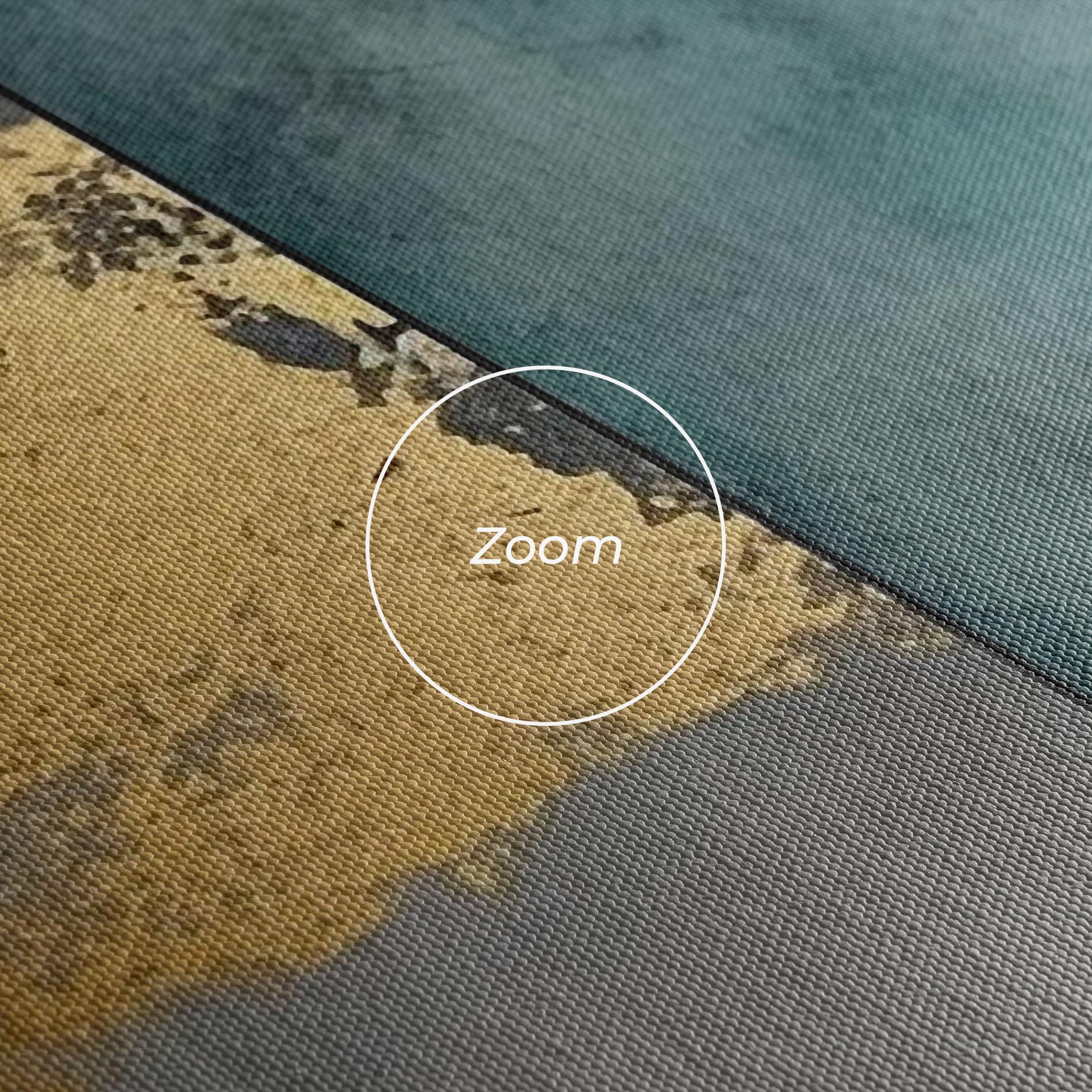 Tablou Canvas Green Colors With Gold mockup 3