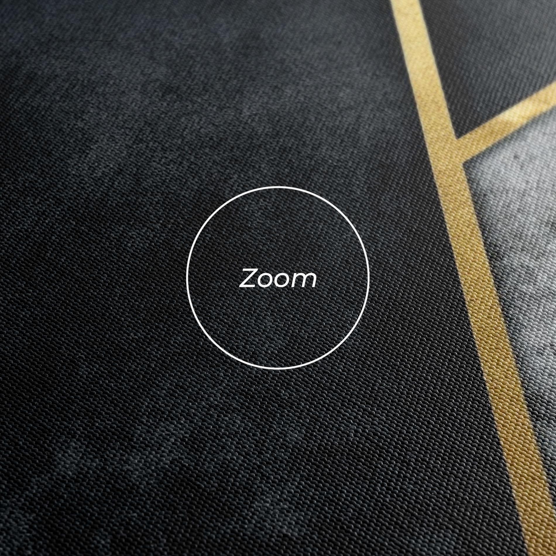 Tablou Canvas Grey With Blue Painting mockup 3