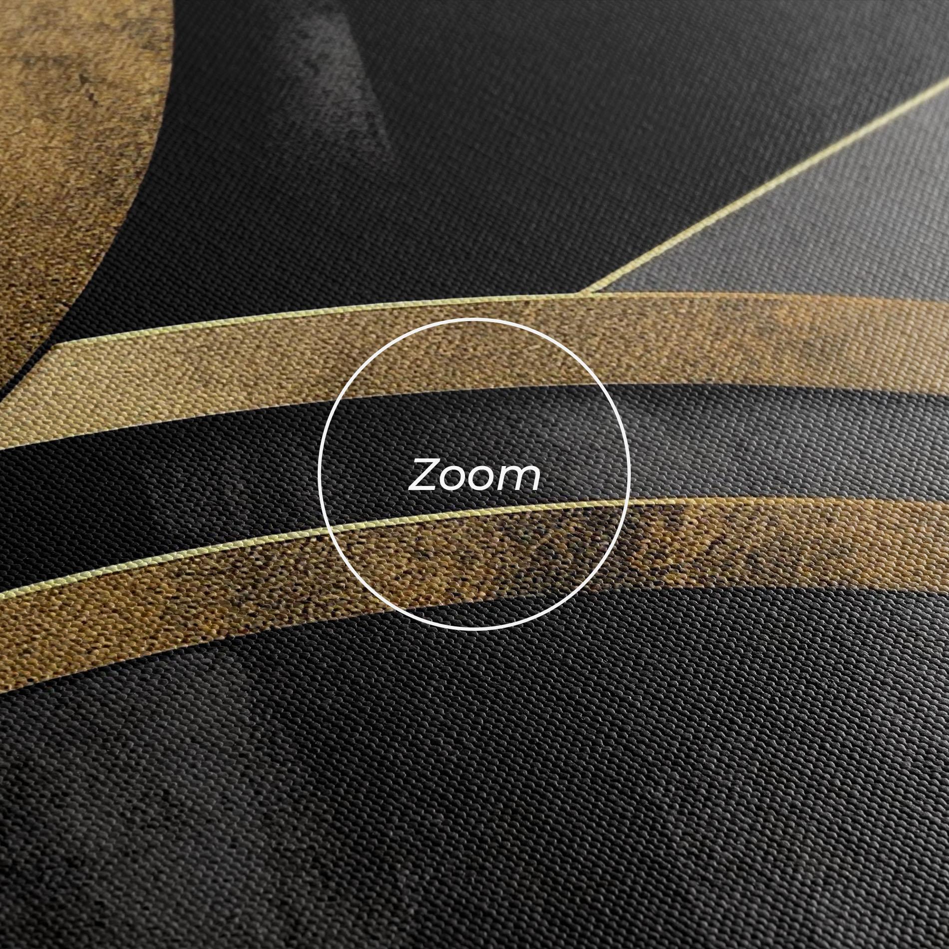 Tablou Canvas Grey With Gold Painting mockup 3