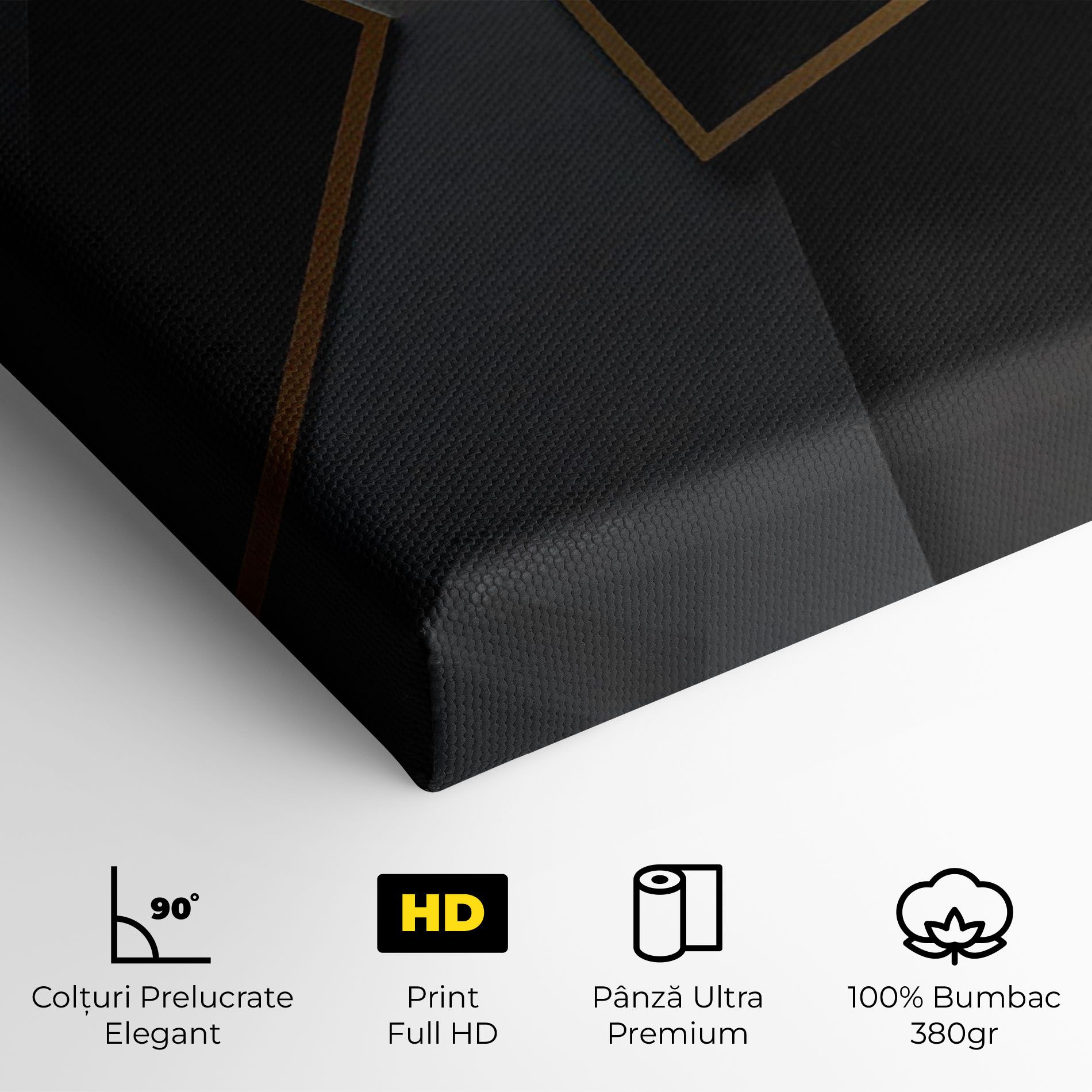 Abstract Golden Art mockup 4