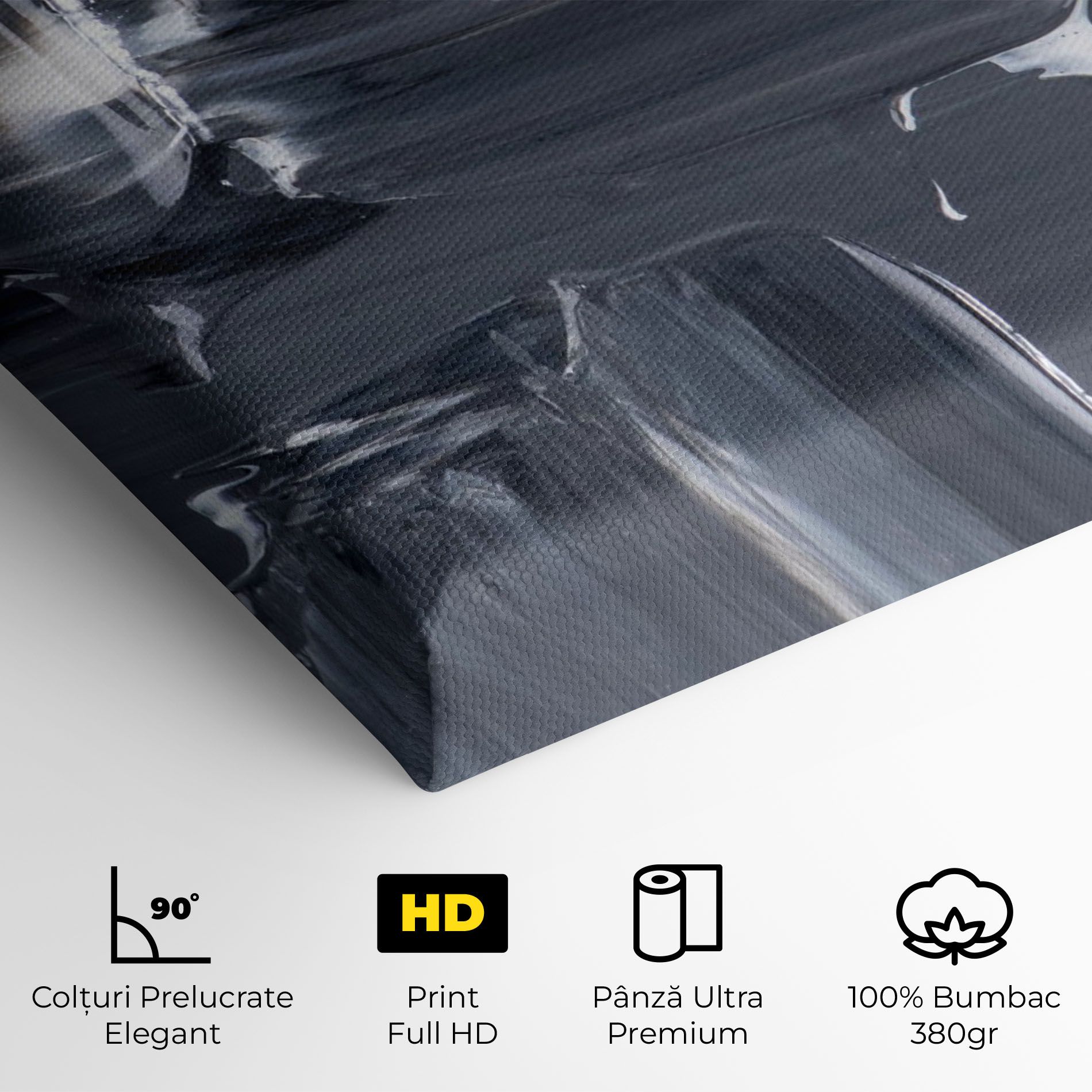 Black Acrylic Painting mockup 4